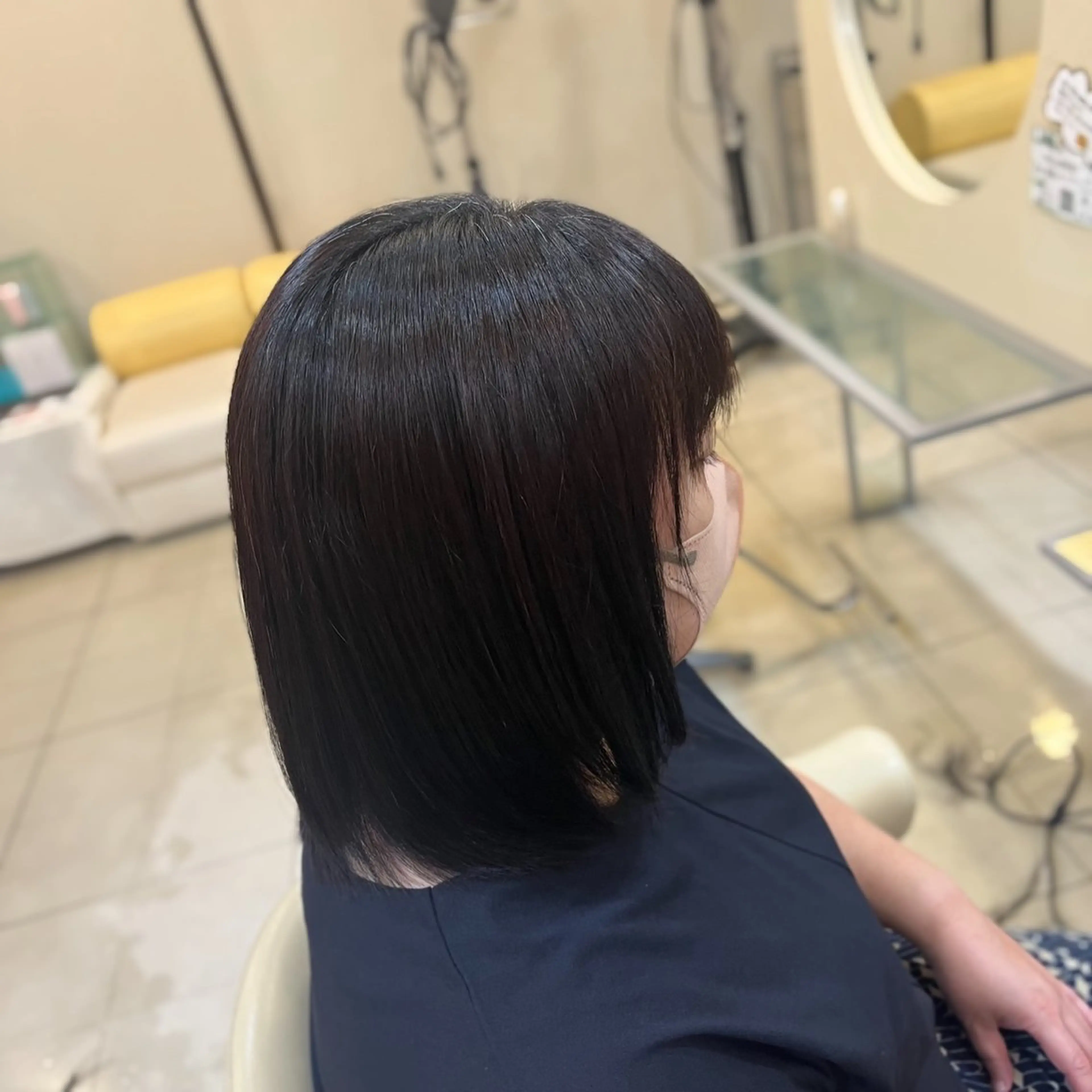 ミディアム 縮毛矯正 カット 縮毛矯正 hair  salon FAN所属・中村 莉乃香のヘアスタイル