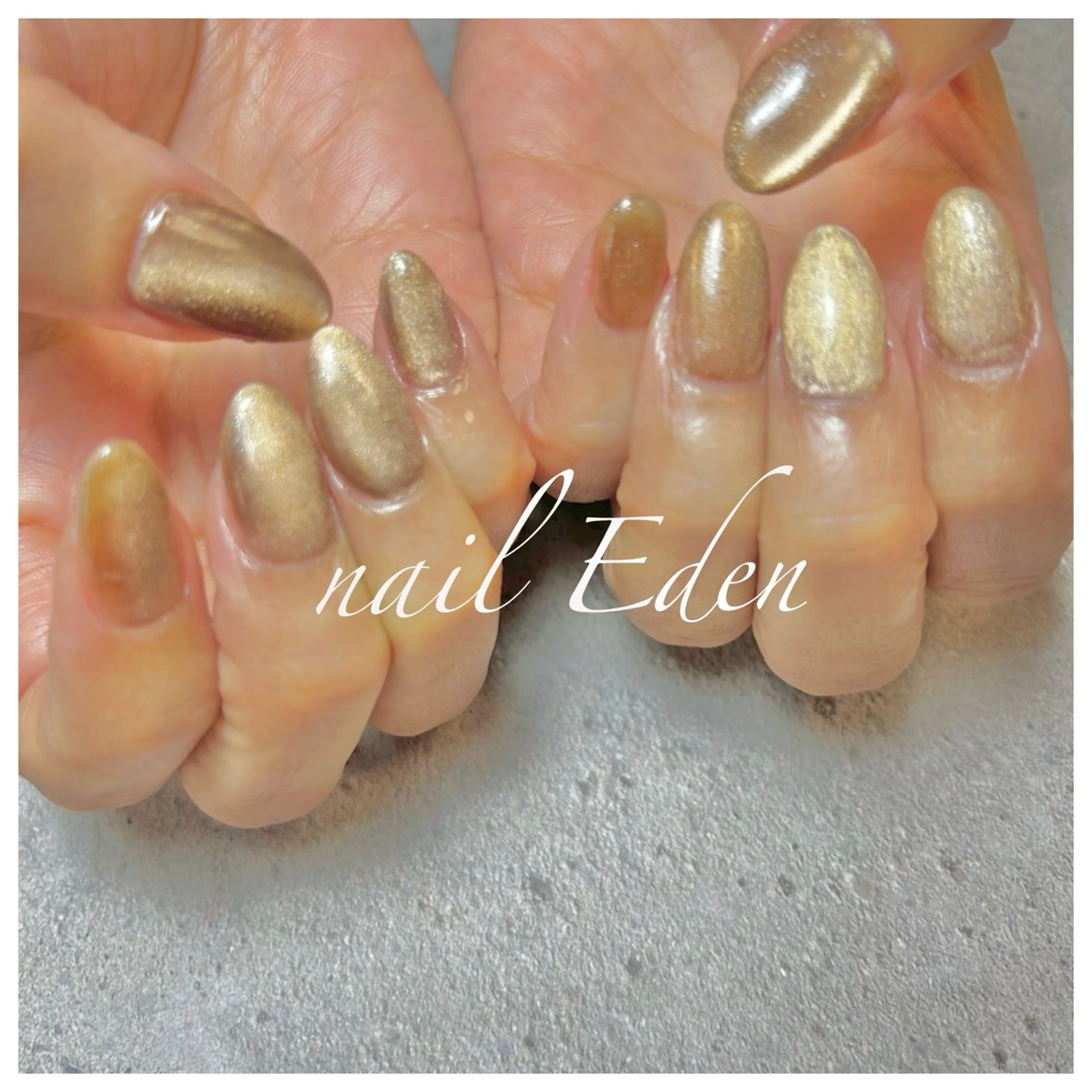 ネイル マグネットネイル ハンドネイル ハンドケア Eden　private nail saron所属・Eden ♾️のネイルデザイン