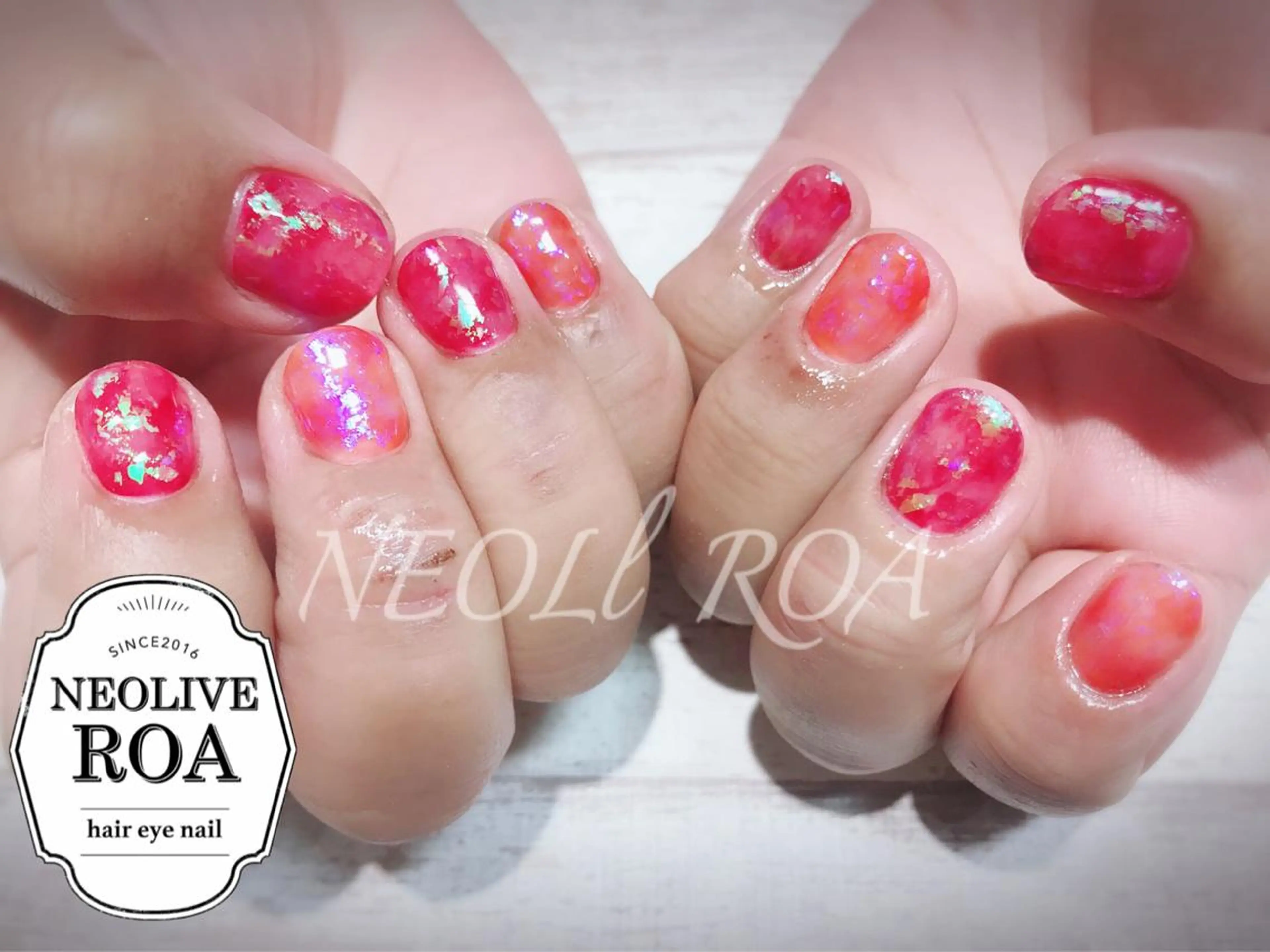 ネイル キラキラネイル 大理石ネイル(マーブル) ハンドネイル Nail by selen所属・Nail by selenのネイルデザイン