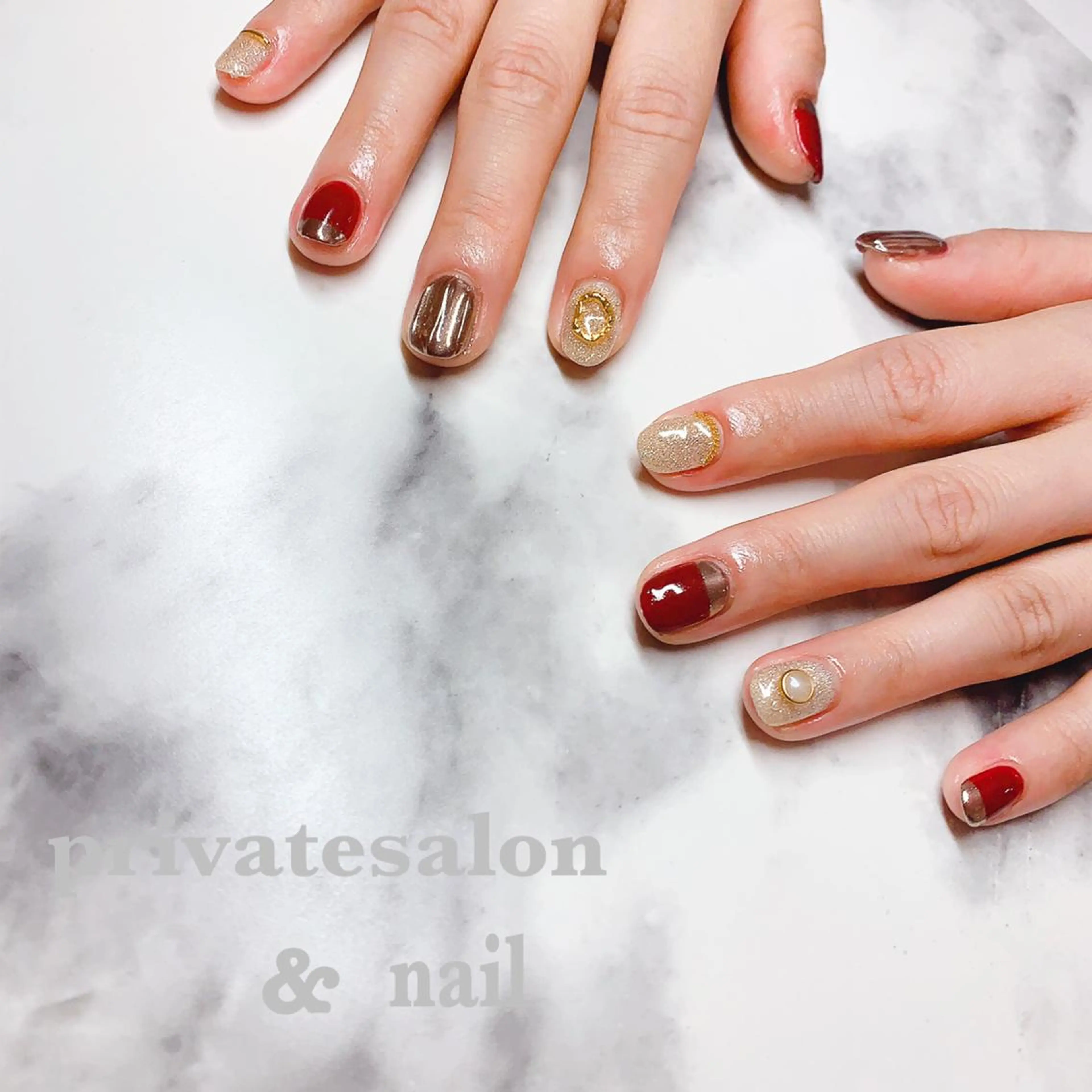 ネイル ハンドネイル & nail アンドネイルのネイルデザイン