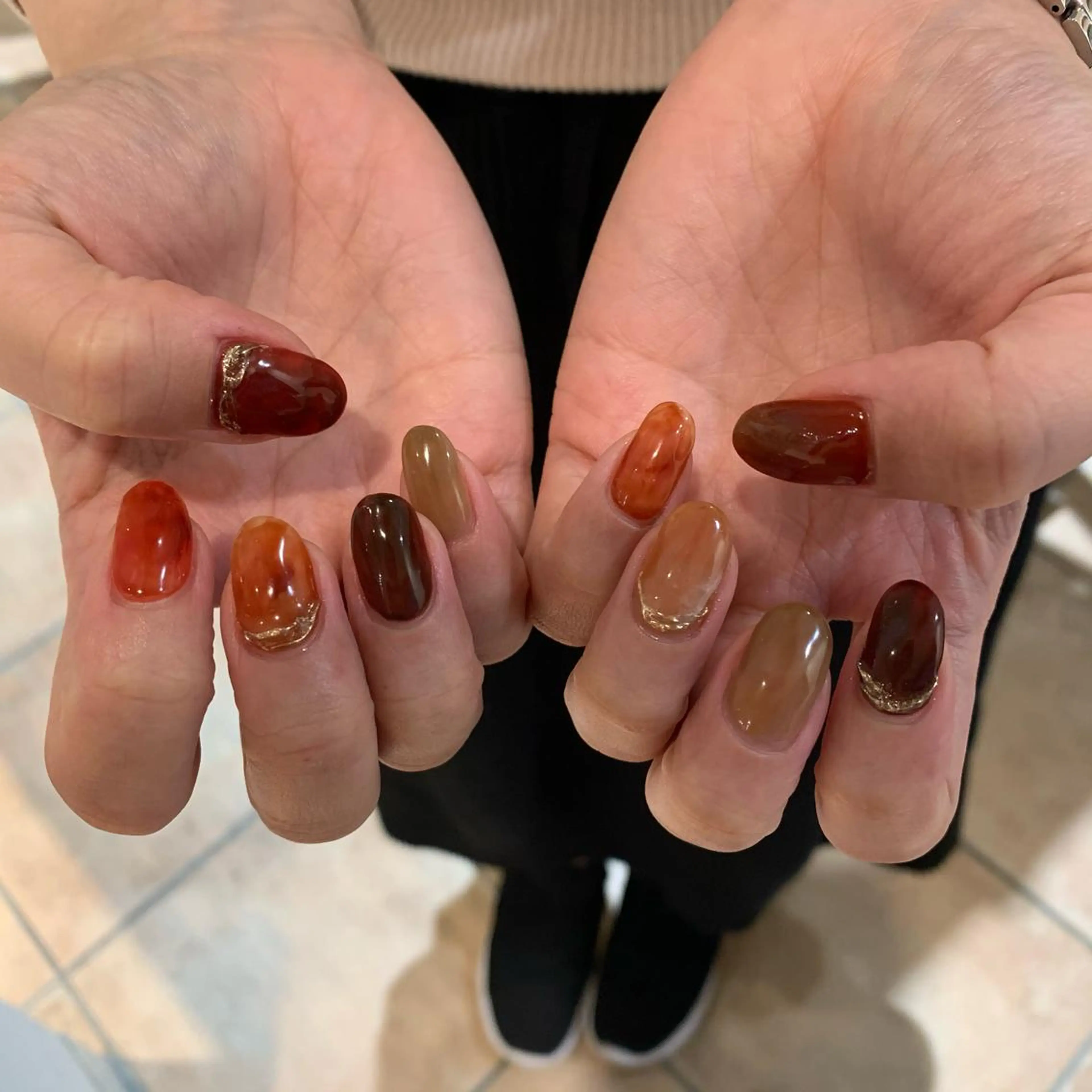 ネイル ハンドネイル 佐藤 穂乃香のネイルデザイン