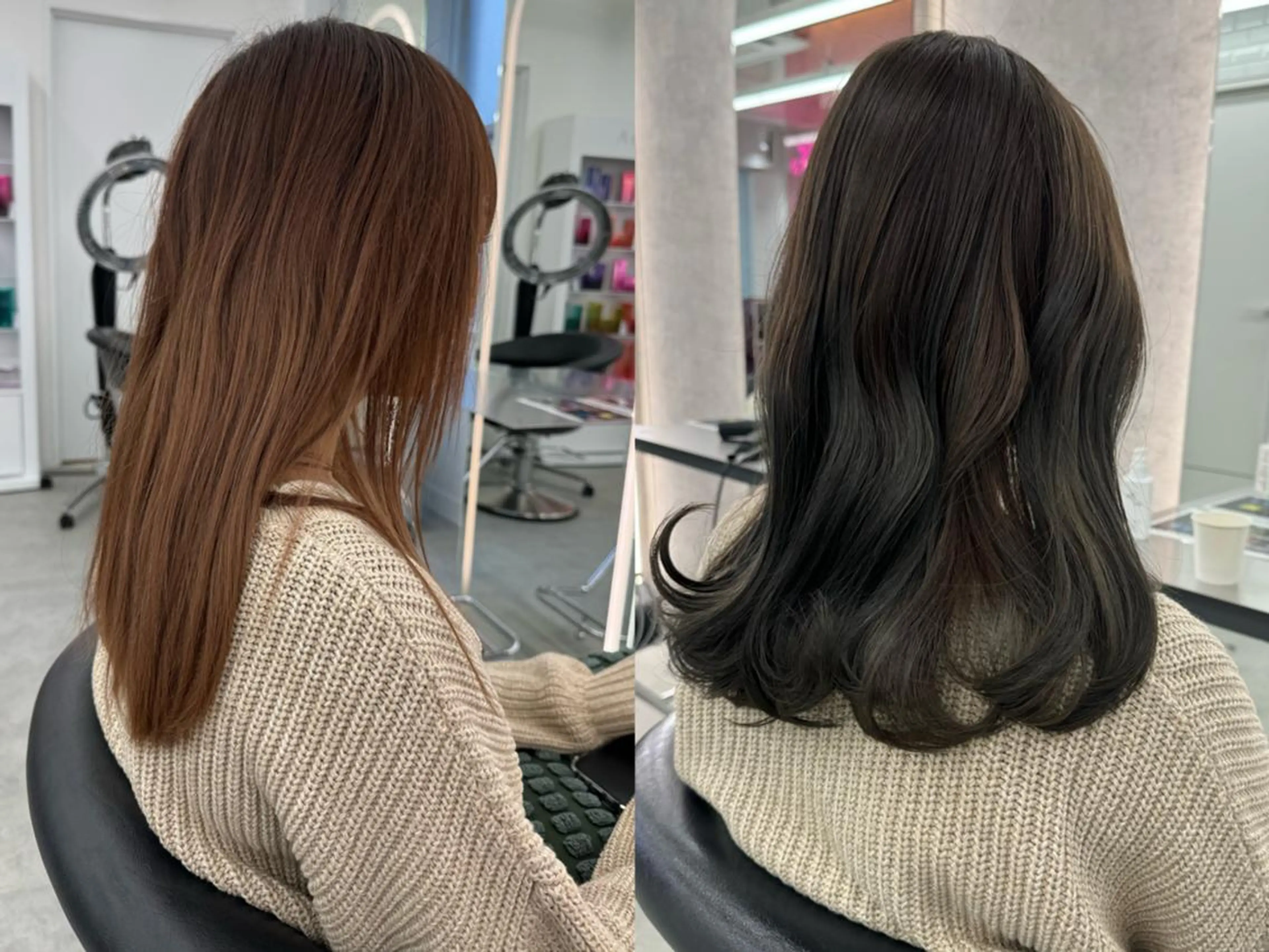 【💙何度でもお得クーポン❢✨】ワンカラー+1stepトリートメント　🌈🦄の写真