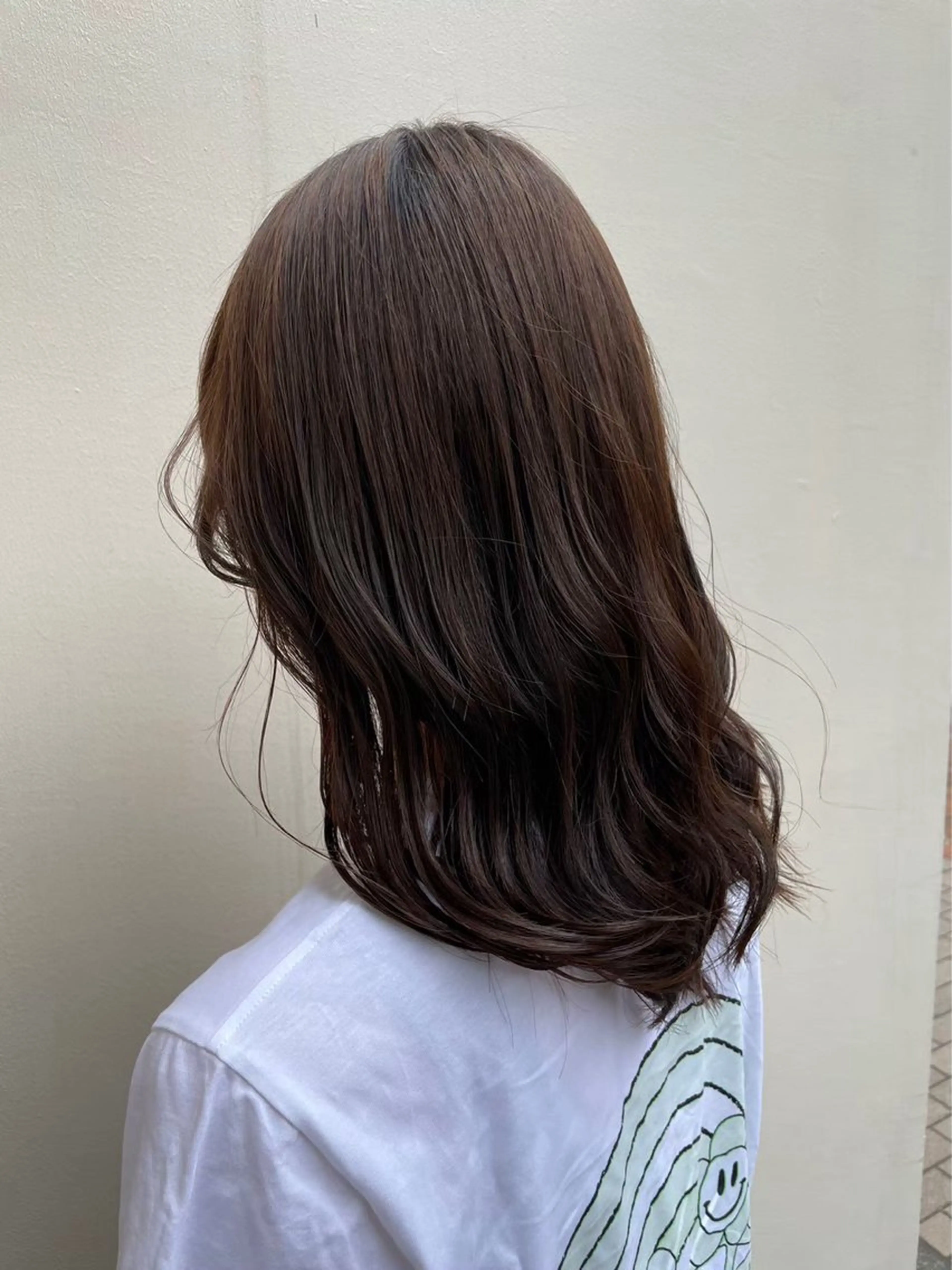 ミディアム カラー ヘアカラー トリートメント 🌺柔らか透明感 カラー🌊MAMIのヘアスタイル