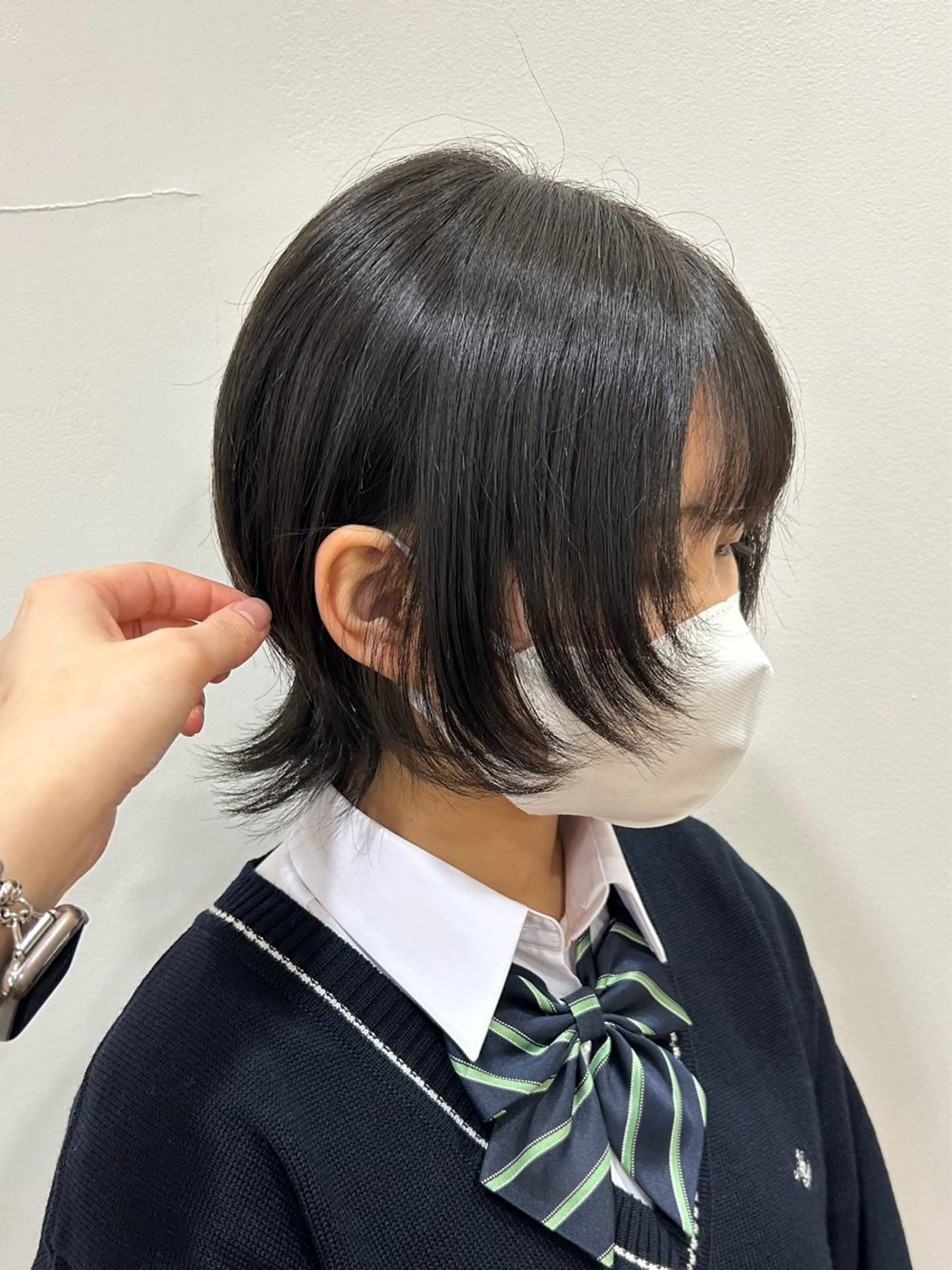 ショート 水色/ペールカラー/ レイヤー💫mayuのヘアスタイル