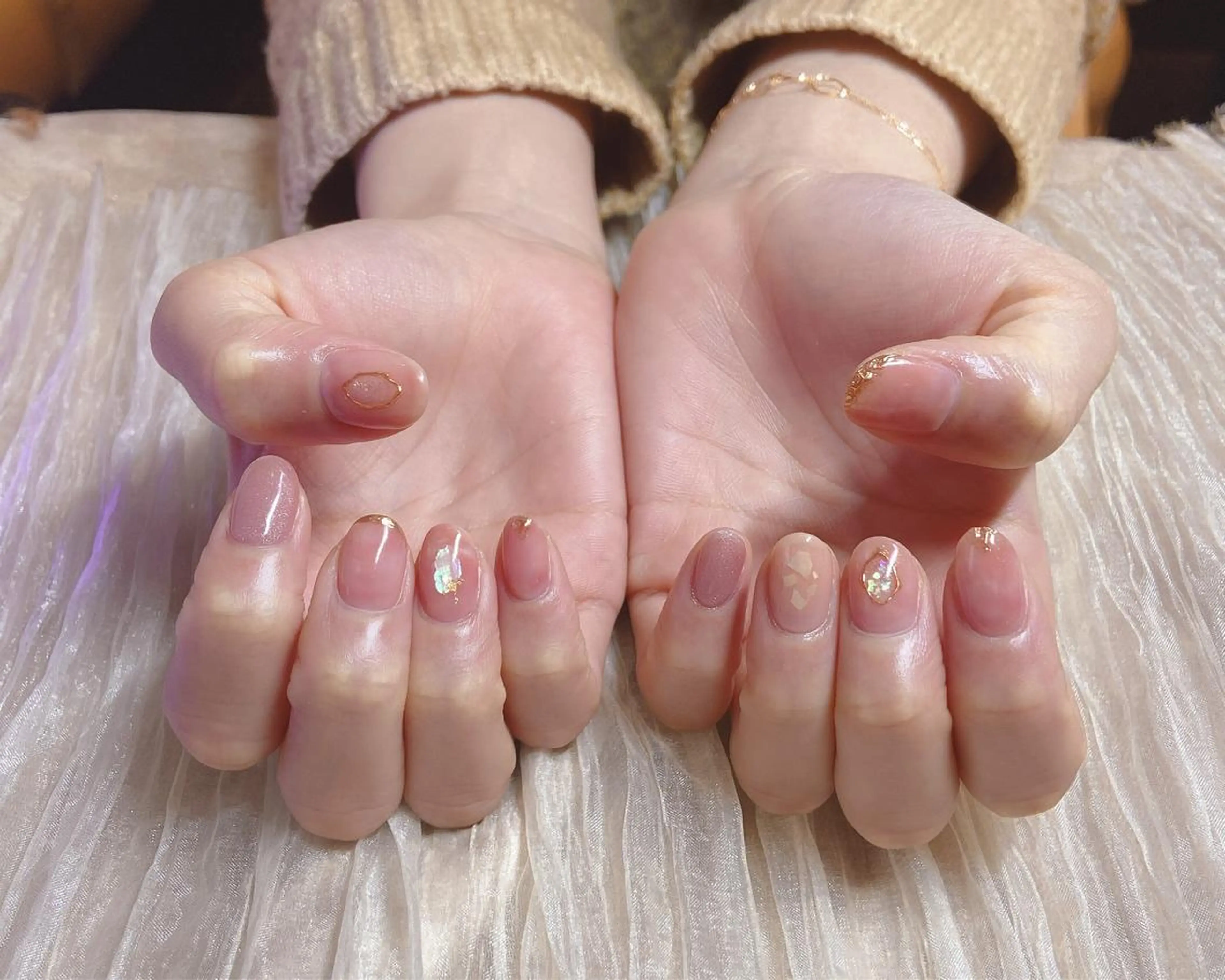ネイル ニュアンスネイル ネイリスト あこのネイルデザイン