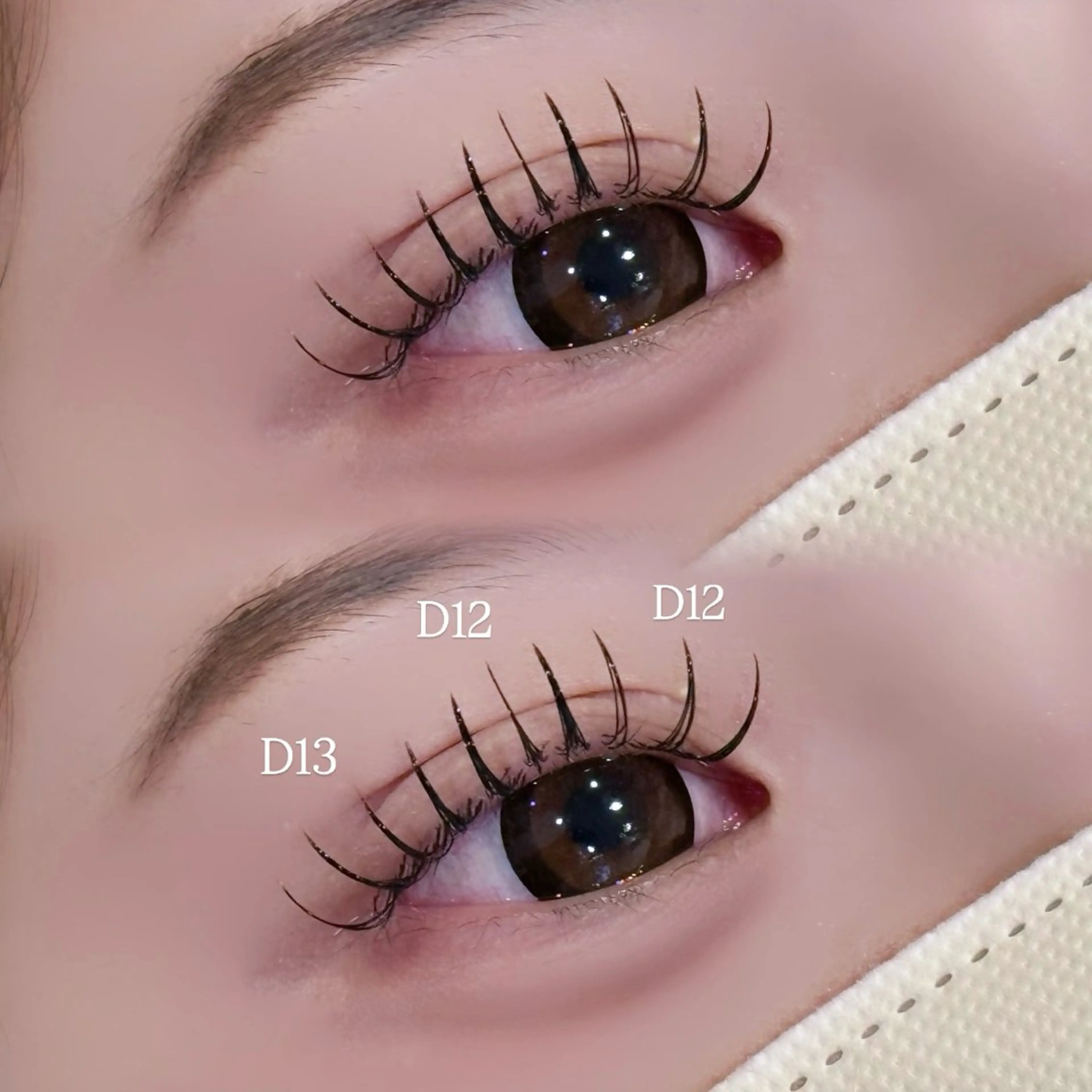 《🎀マツエクモデル🎀》フラットラッシュ140本 ➕束感コーティング付き🩶*.+ﾟ【オフ別途】の写真