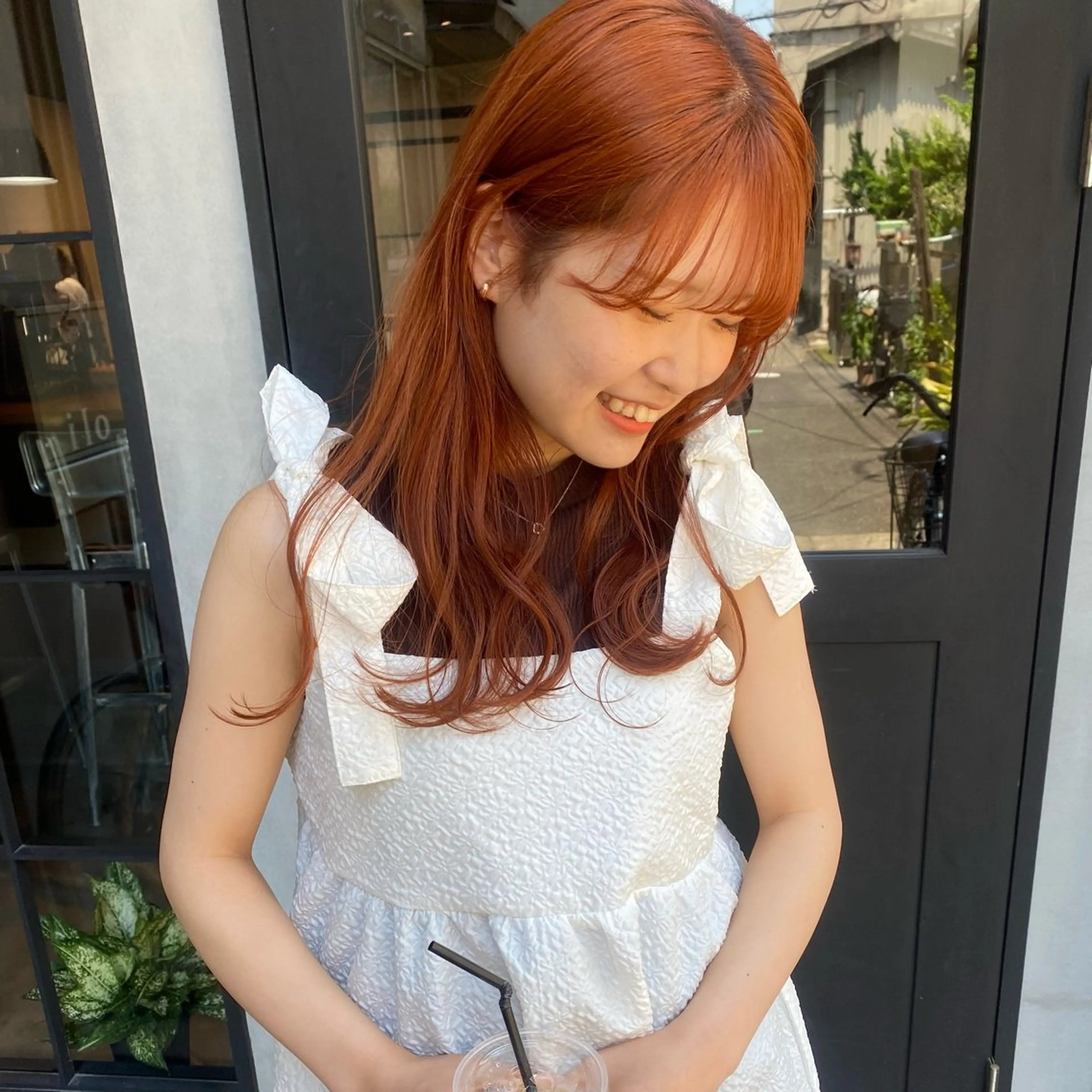 ロング カラー カット fubuki🪷 似合わせカットカラーのヘアスタイル