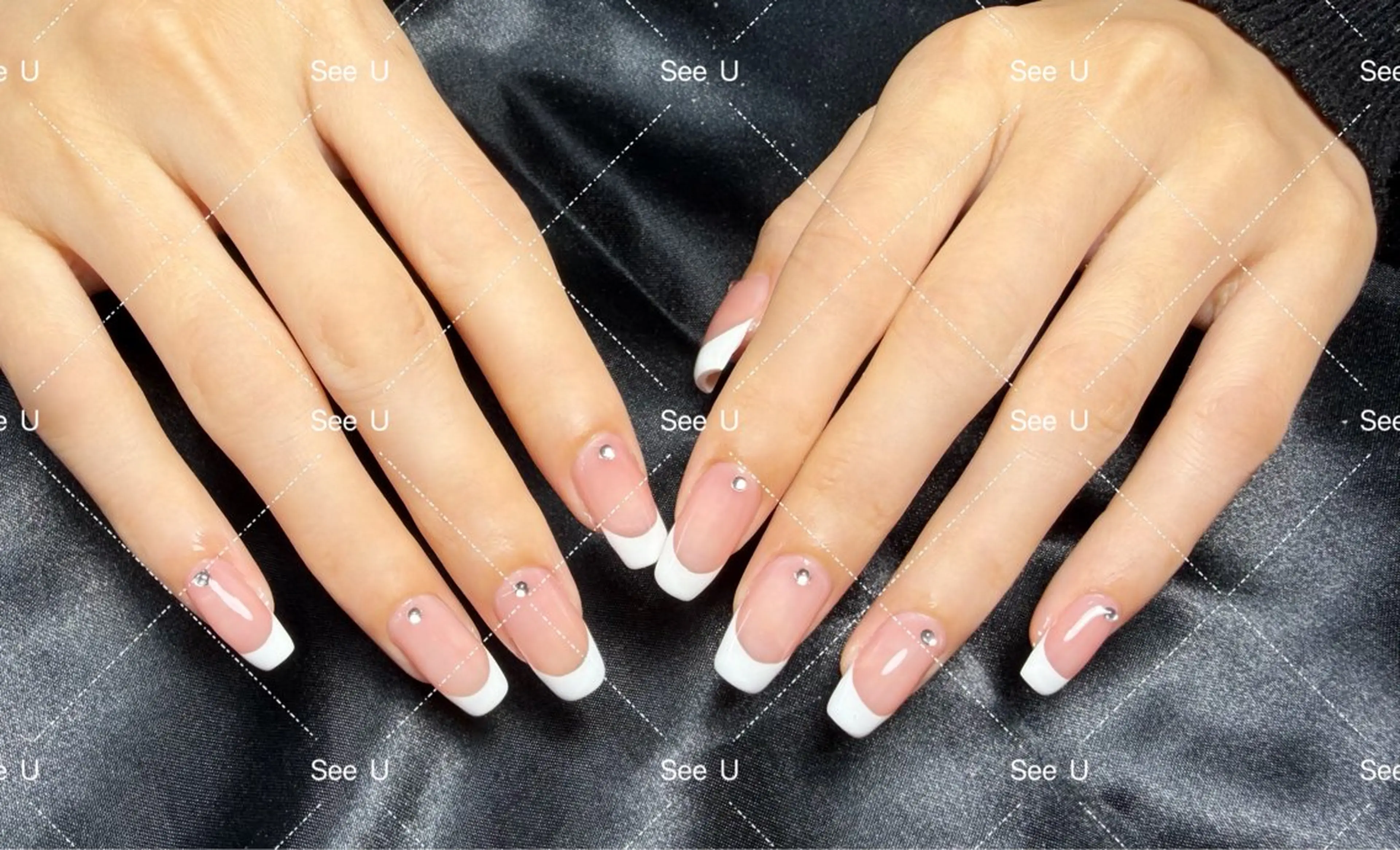 ネイル フレンチネイル ハンドネイル See·U  nail salon所属・See.u モモ（南浦和）のネイルデザイン