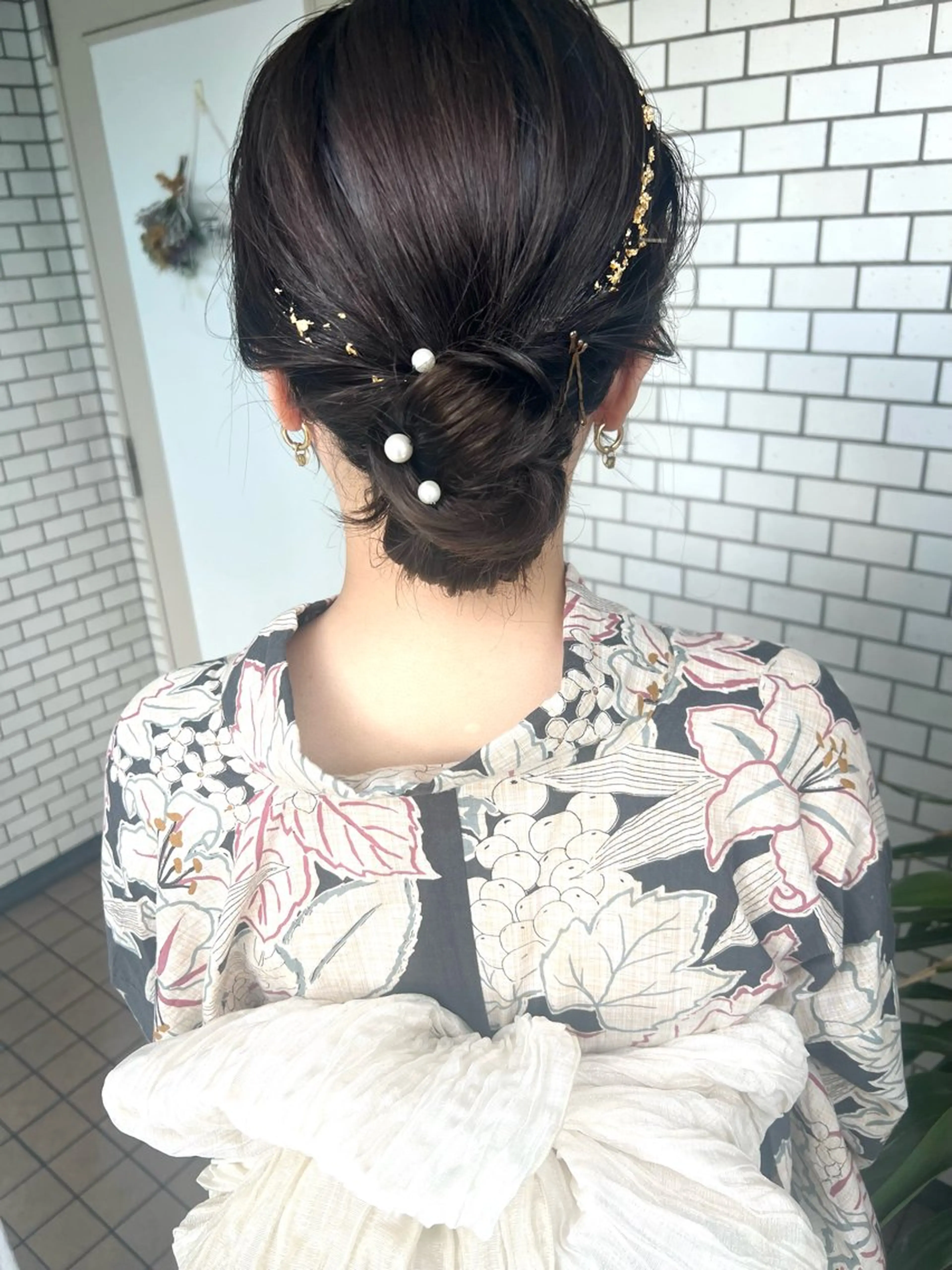 ヘアアレンジ 浴衣 大人可愛いヘアメイク 💋🧚‍♀️しずかのヘアスタイル