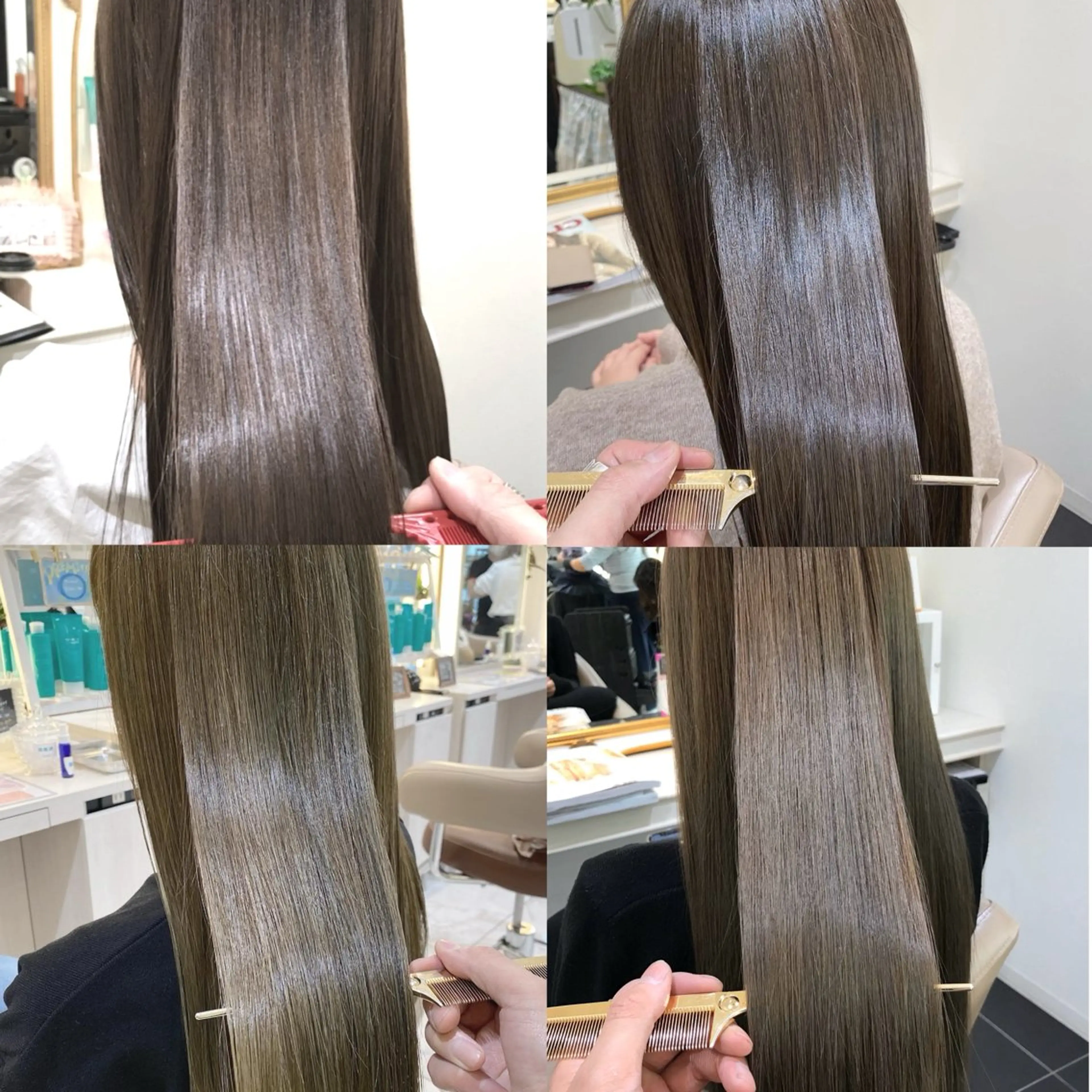カラー 透明感カラー ヘアカラー トリートメント 加藤 芽実のヘアスタイル