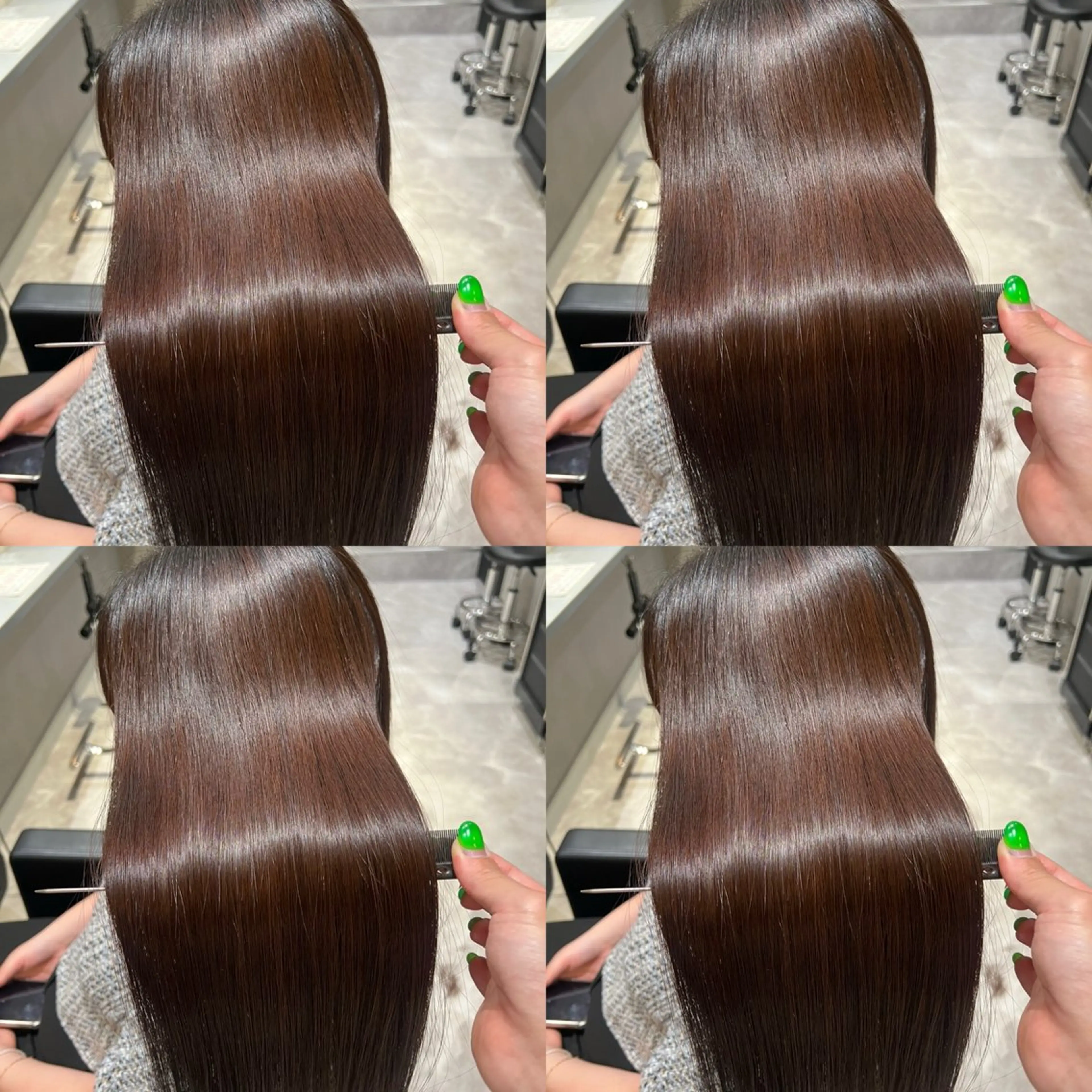 セミロング カラー カット ヘアカラー トリートメント レイヤーの神様 店長安藤光司🇰🇷のヘアスタイル