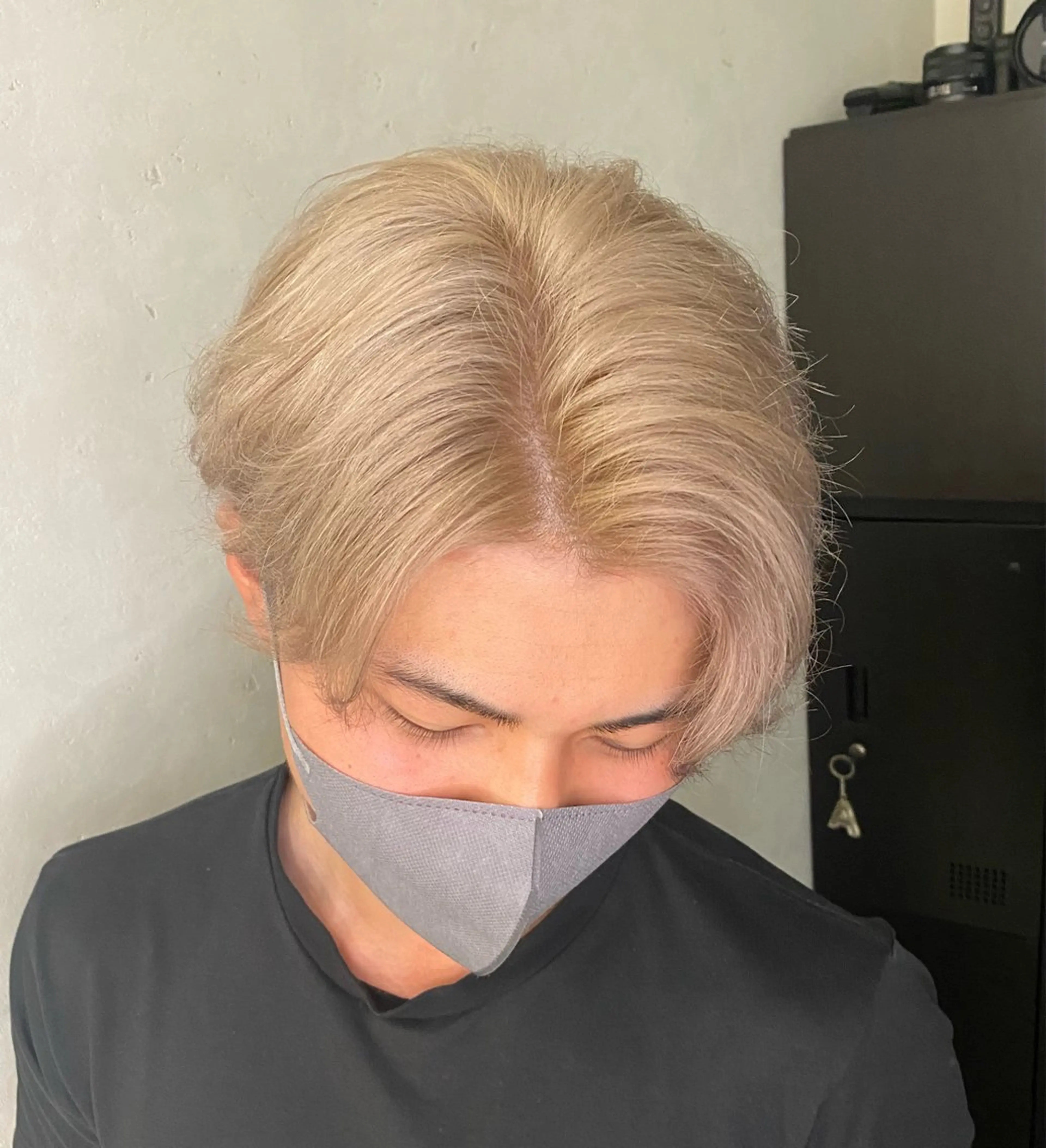 カラー メンズ メンズブリーチ ブリーチ ケアブリーチ 透明感カラー ヘアカラー Taku ／ケアハイトーンのヘアスタイル
