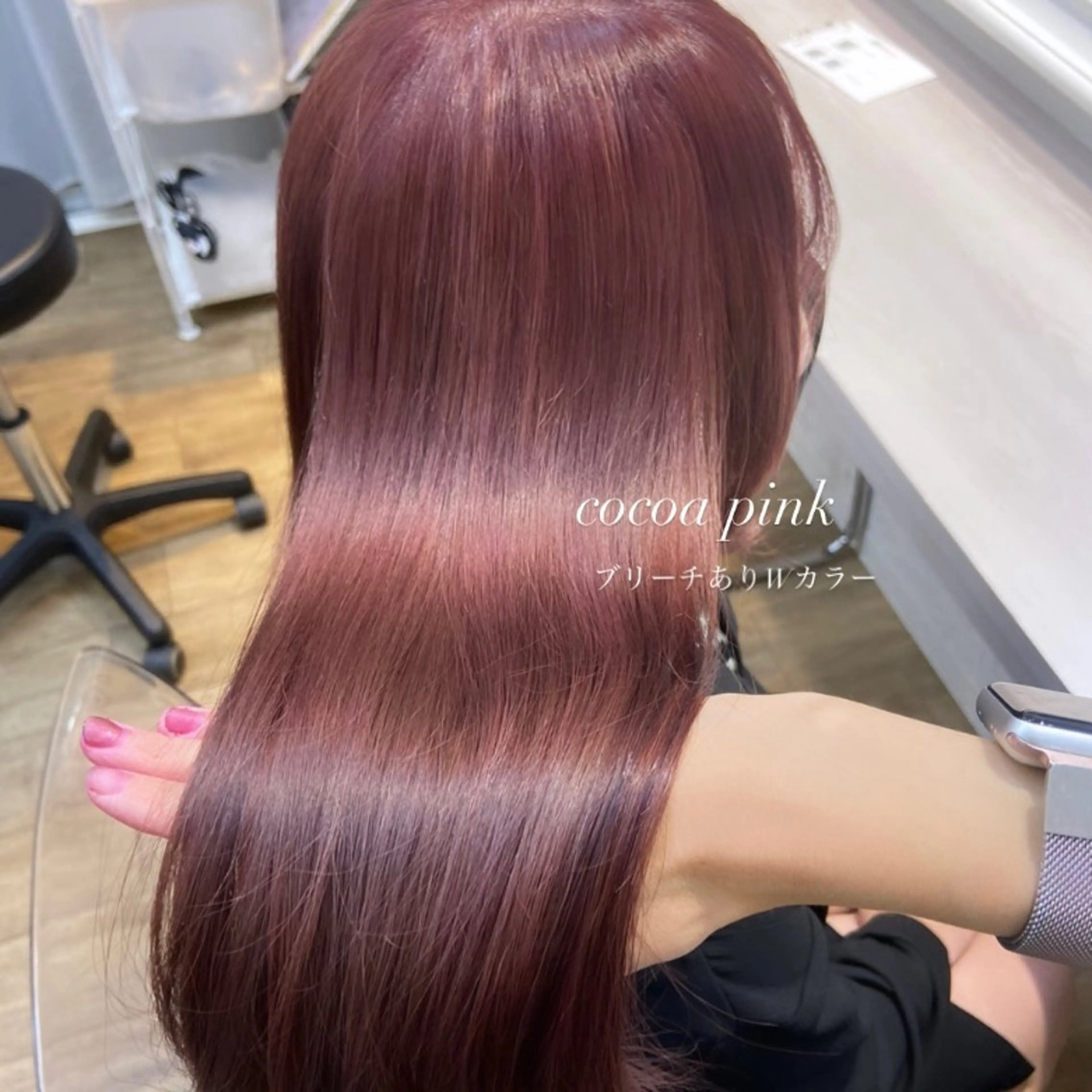 ロング カラー ベージュカラー ブリーチ ケアブリーチ 透明感カラー ダブルカラー mai 🥀 パーマモデル募集🌀のヘアスタイル