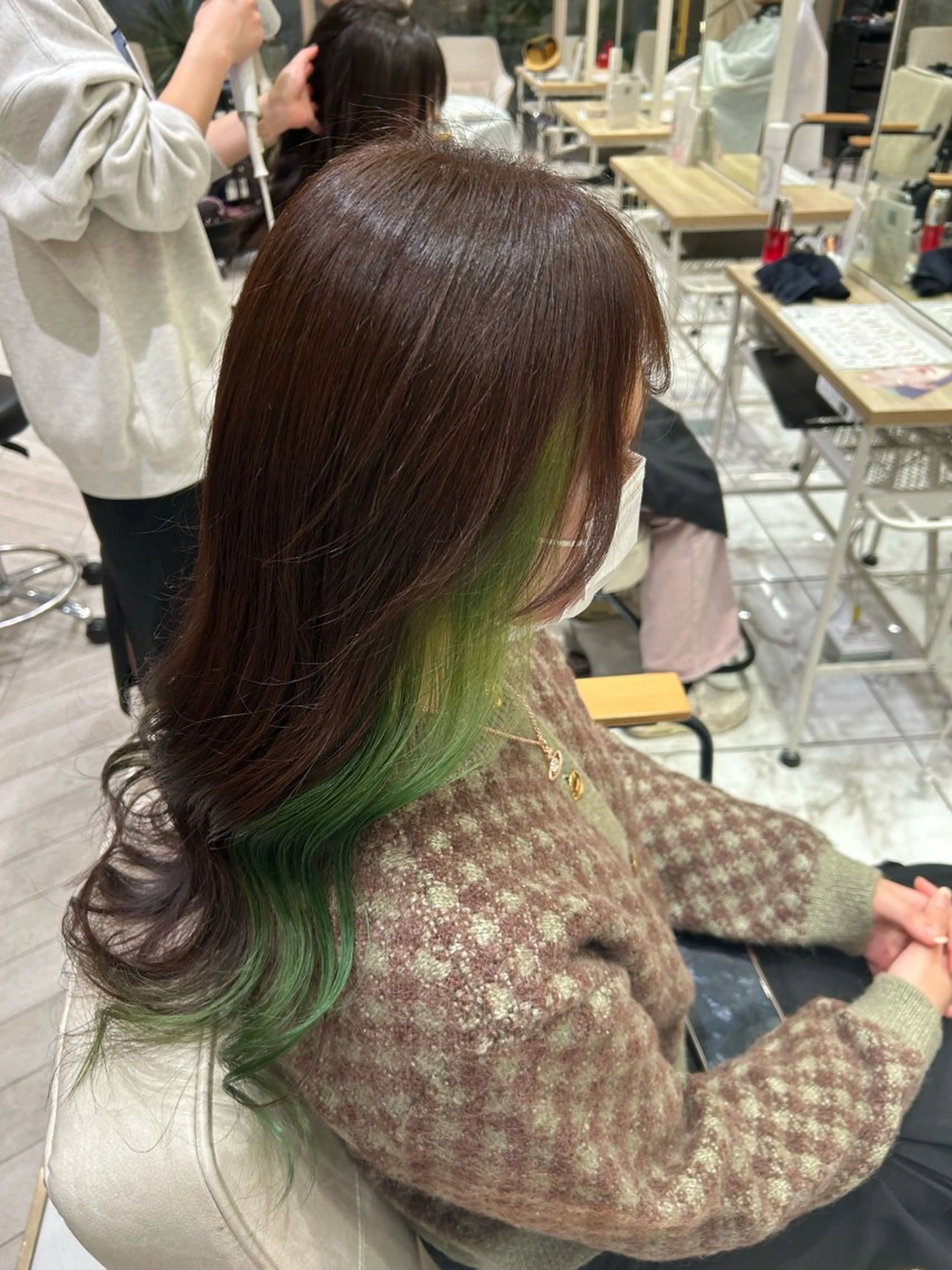 ロング カラー ヘアカラー 🦋sana🦋 🫧透明感カラー🫧のヘアスタイル