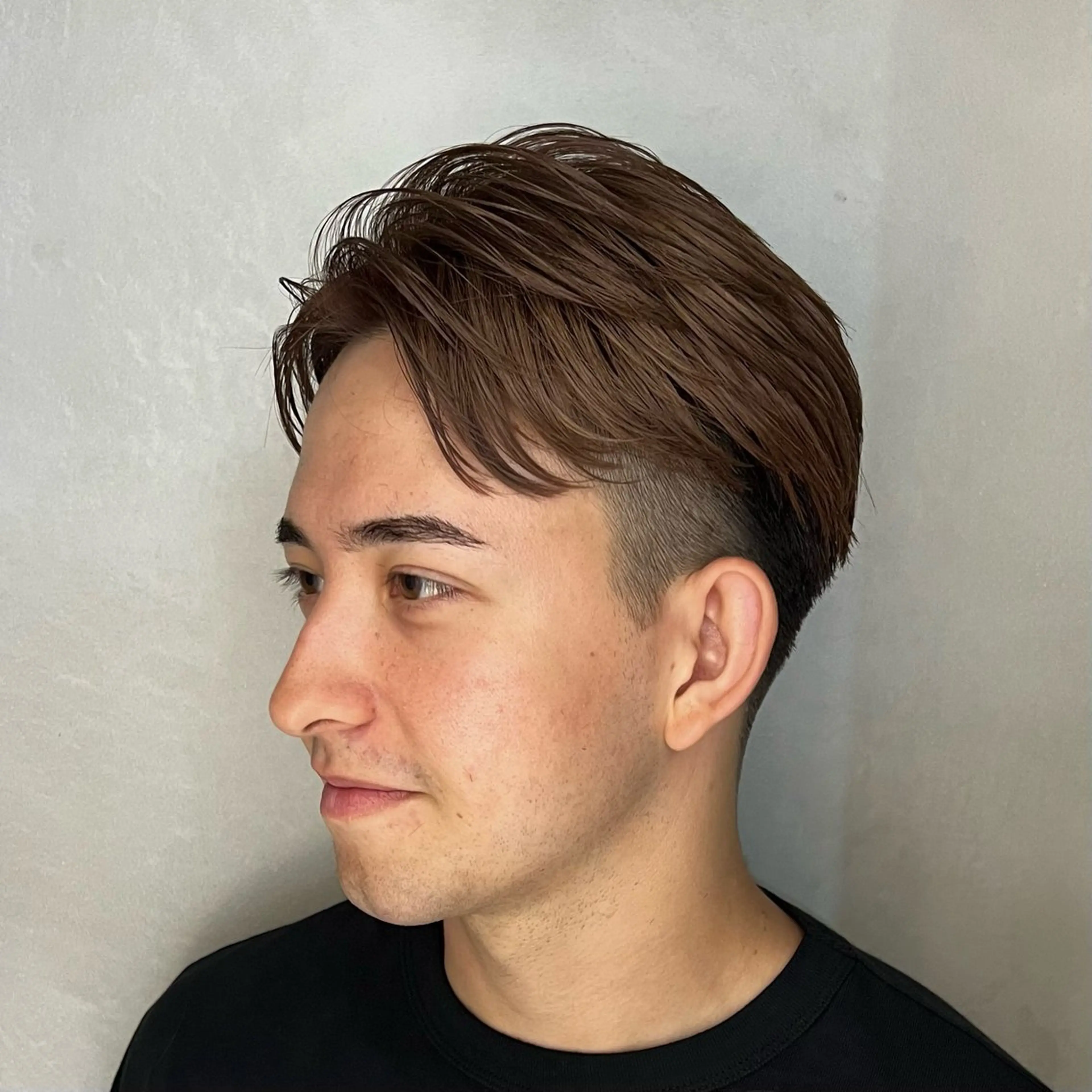 【🌈就活にもおすすめ🌈】メンズカット＋カラー+トリートメント💎 黒染めもこちらで受け付けております！の写真