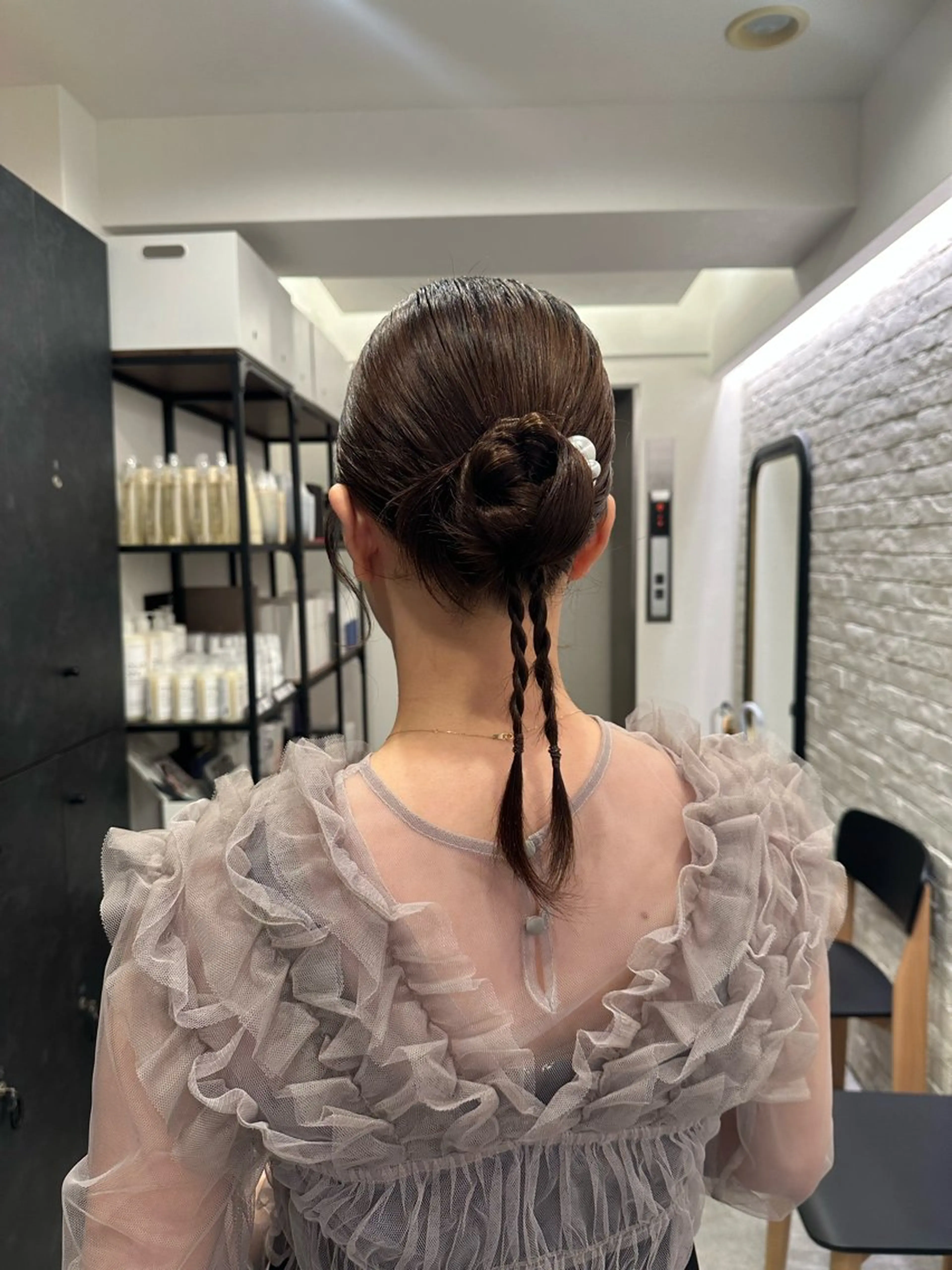 ミディアム ヘアアレンジ 銀座/ヘアセット シマムラ ミホのヘアスタイル