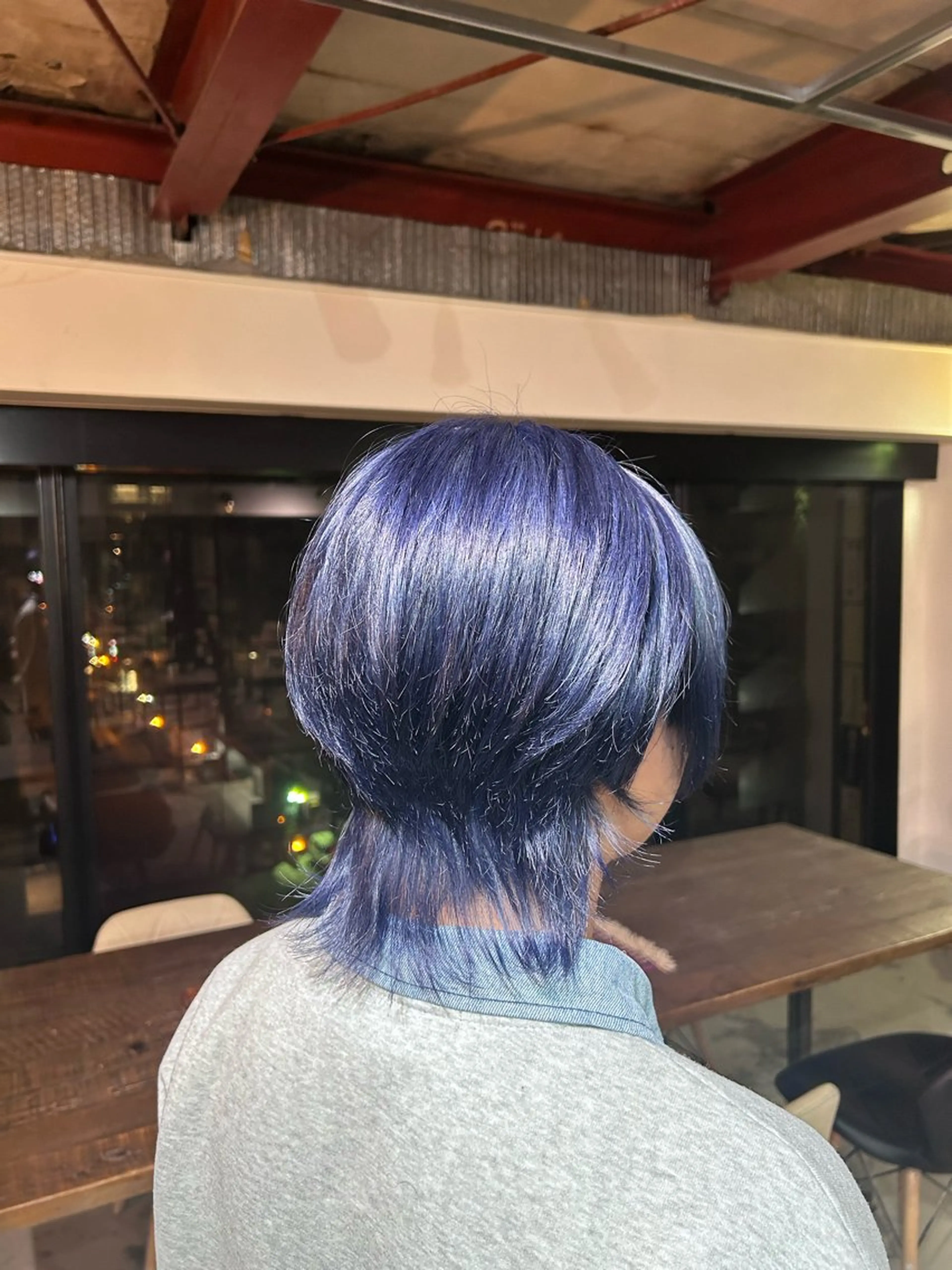 ショート カラー メンズ カット ヘアカラー トリートメント レイヤーカット/艶 カラー/SHISEIのヘアスタイル