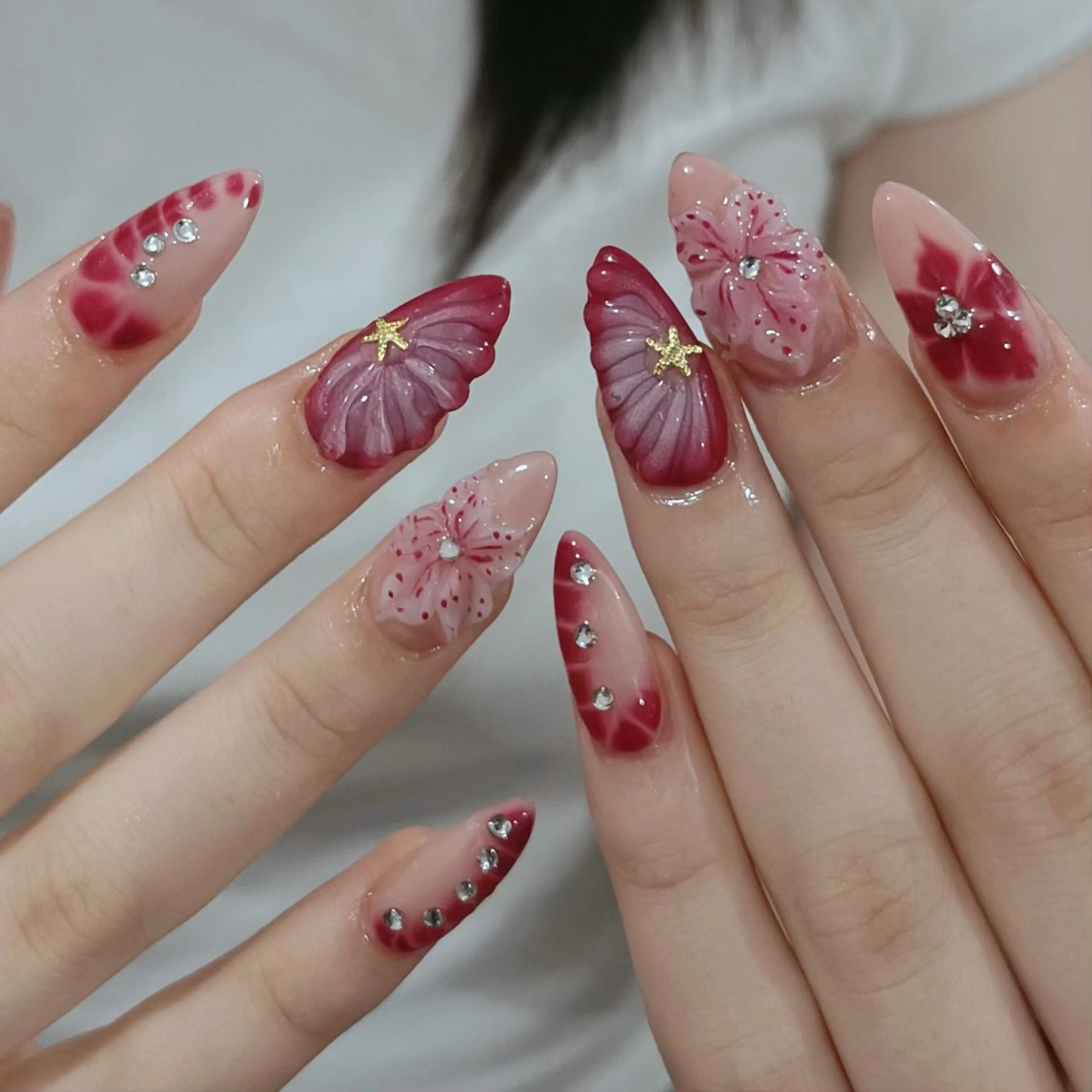 ネイル 韓国ネイル ワンホンネイル ハンドネイル ハンドケア Chang _Nailのネイルデザイン