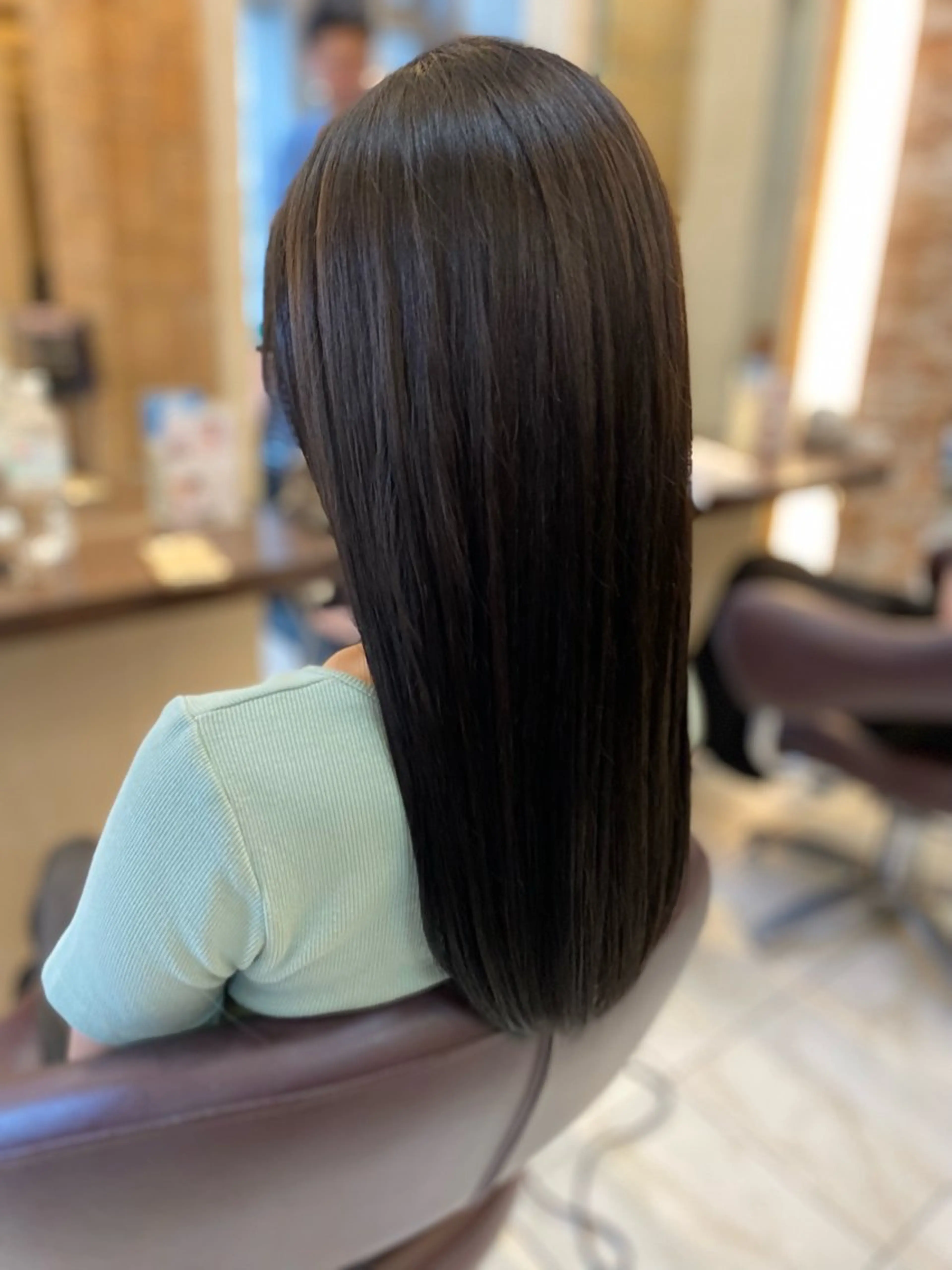 ロング ヘアカラー トリートメント 🐰ツヤ感カラー🐰 ななこのヘアスタイル