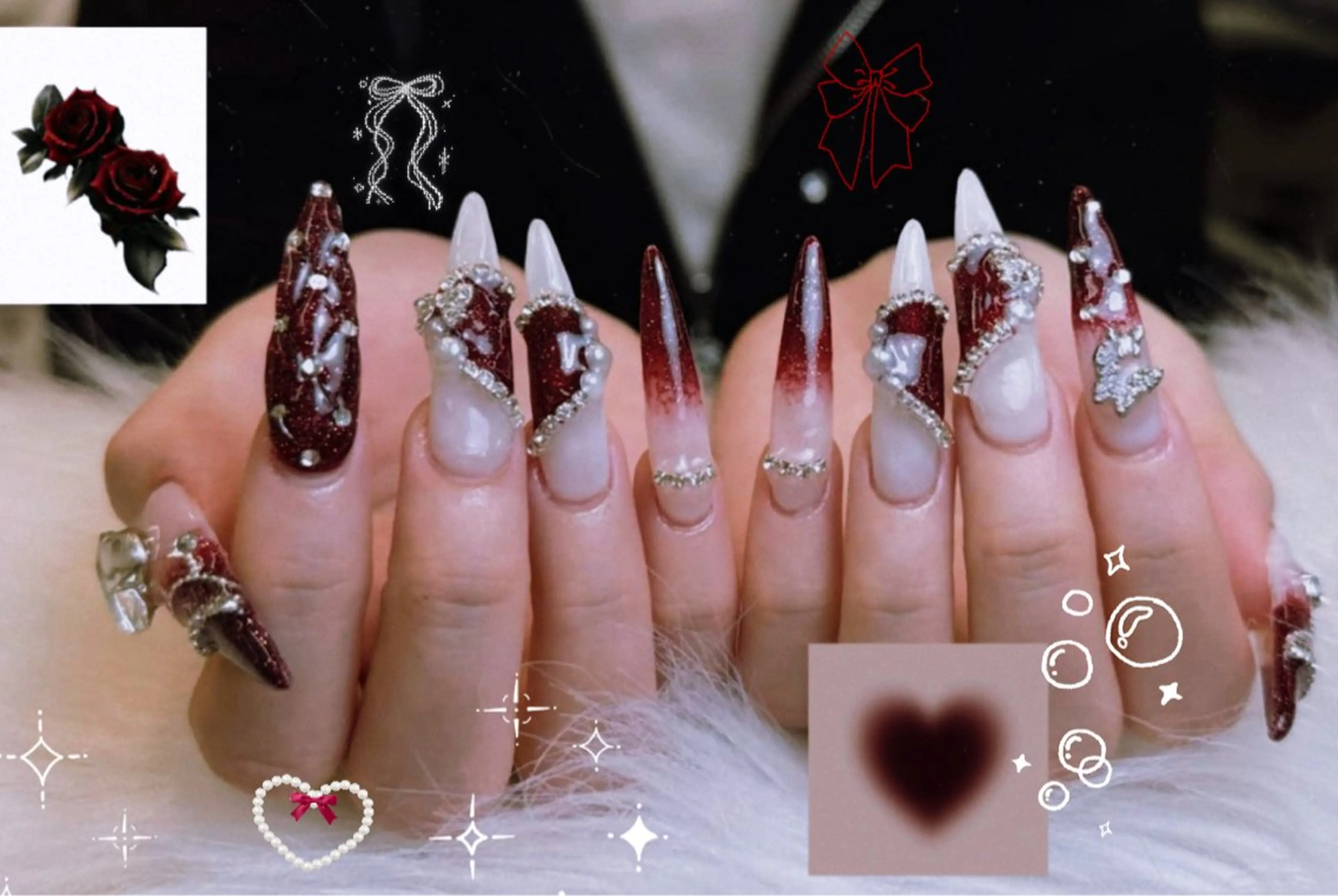 ネイル フレンチネイル グラデーション 韓国ネイル マグネットネイル シンプルネイル ハンドネイル CoMo Nail Studio所属・CoMo Nailのネイルデザイン