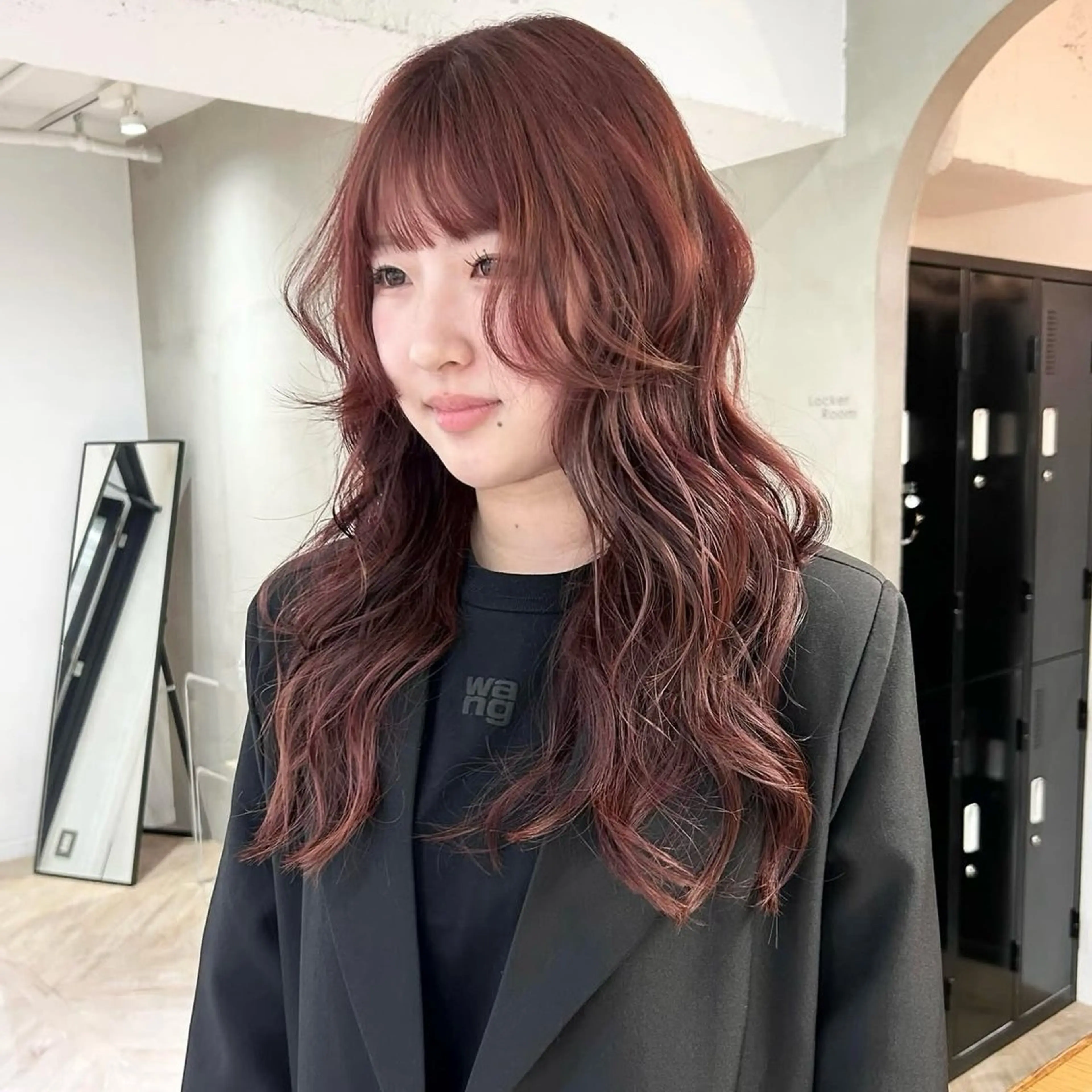 ロング カラー 透明感カラー ヘアカラー レイヤーカット/暖色 カラー/mao🎀のヘアスタイル