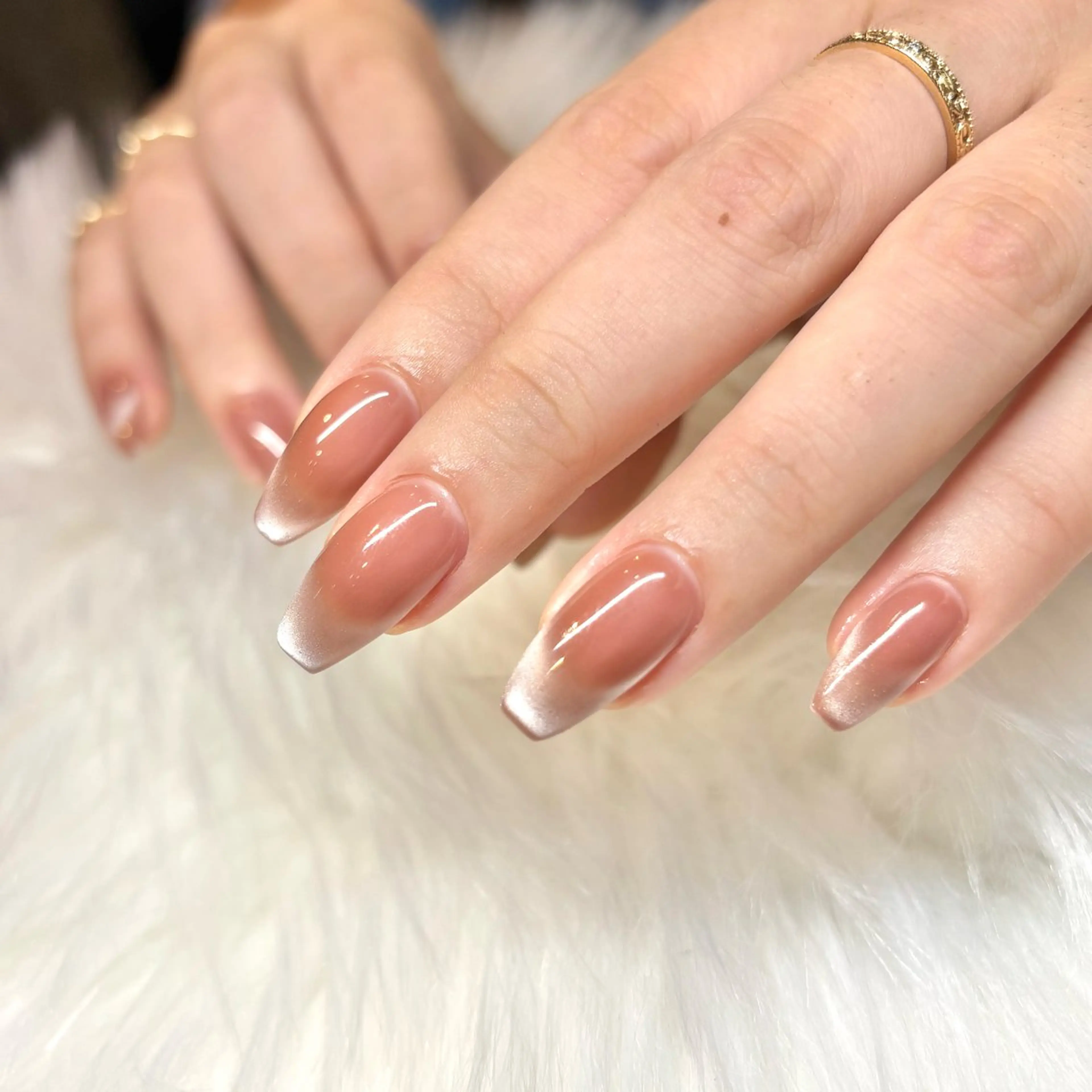 ネイル フレンチネイル マグネットネイル マグネットフレンチ HIRATA ★のネイルデザイン