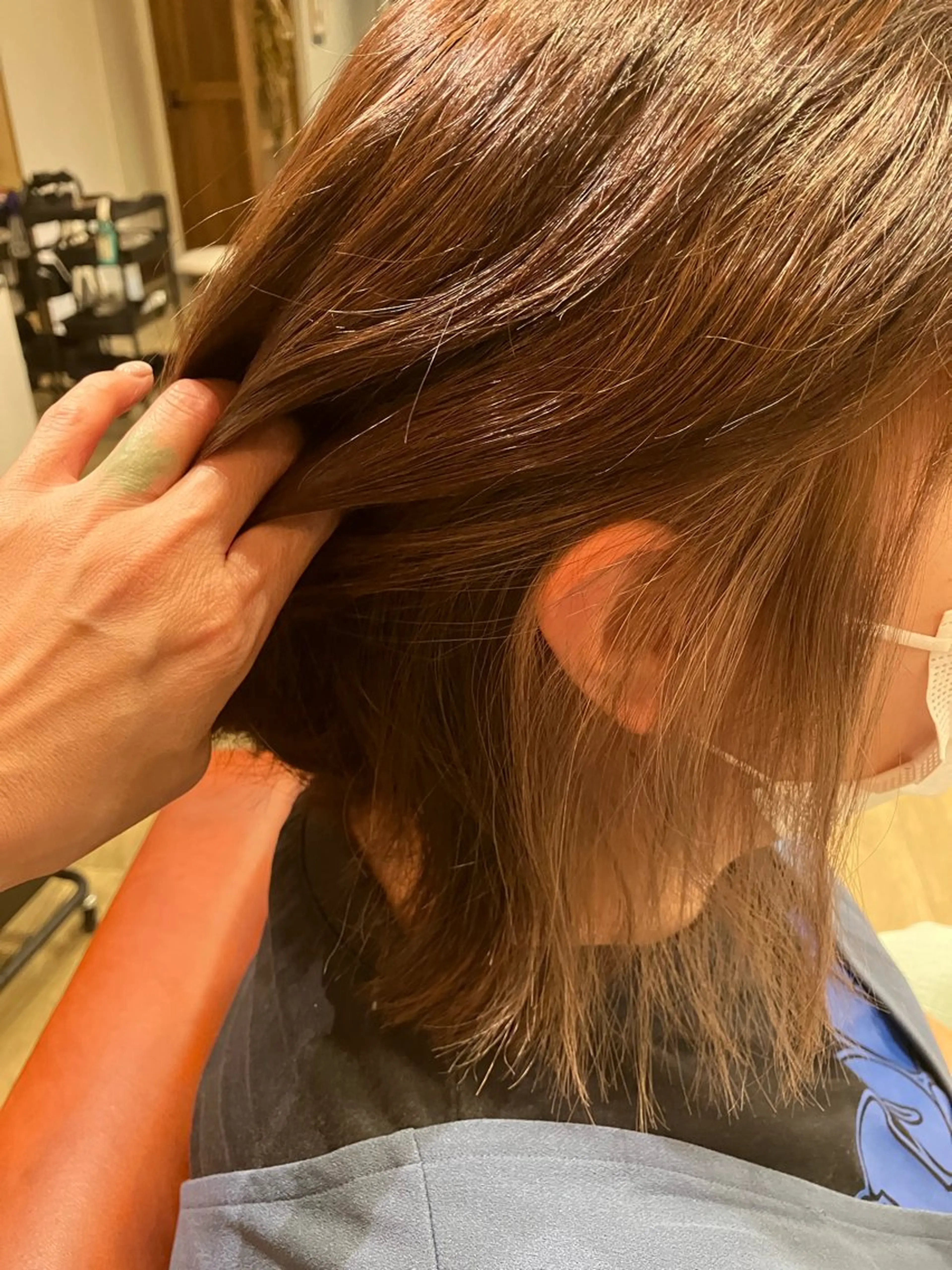 カラー ブリーチ インナーカラー 清水 美香のヘアスタイル