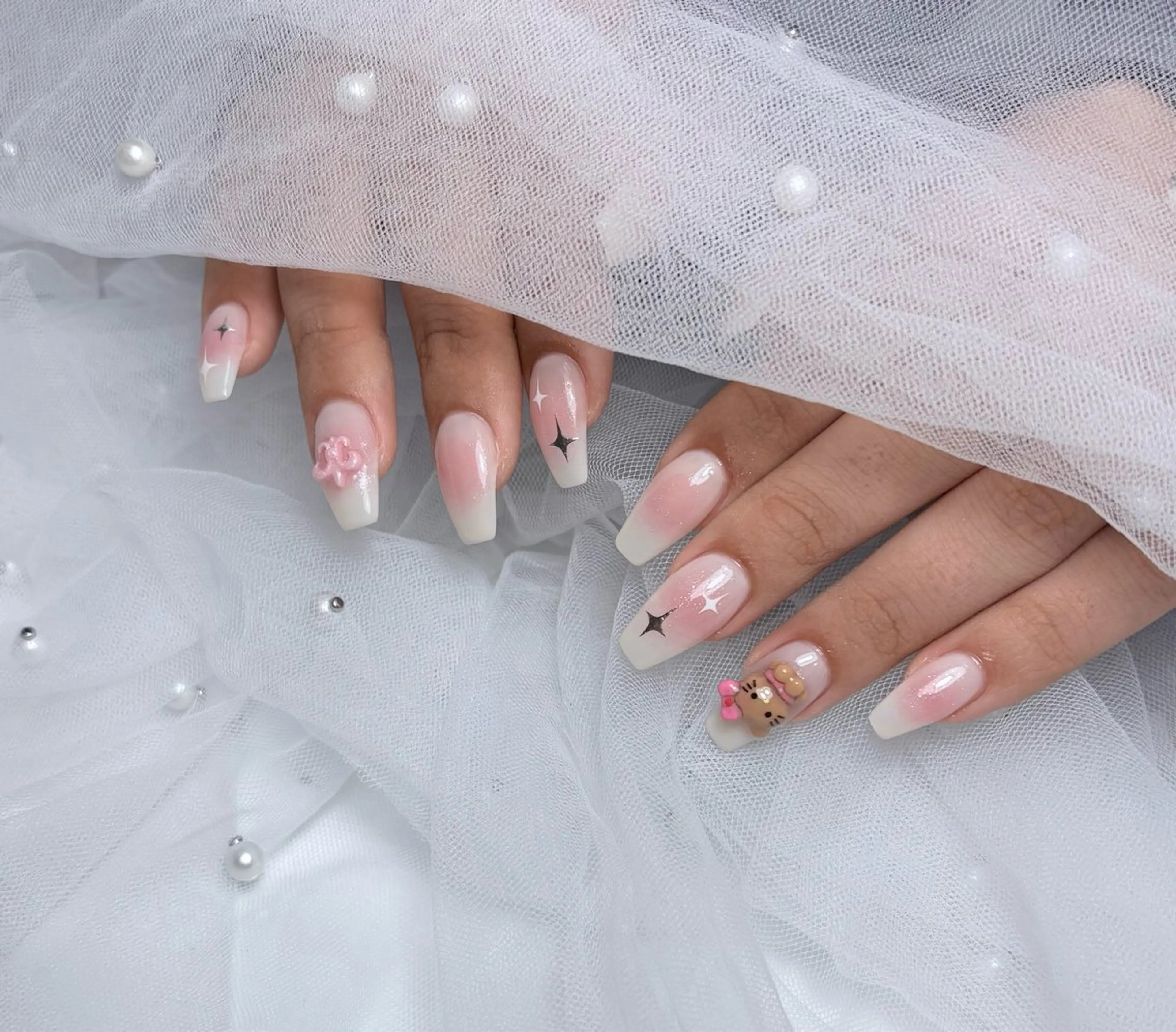 8/1  17:00~限定 💫 10% off 💫 持ち込みデザイン💅🏻長さだし可能◎の写真