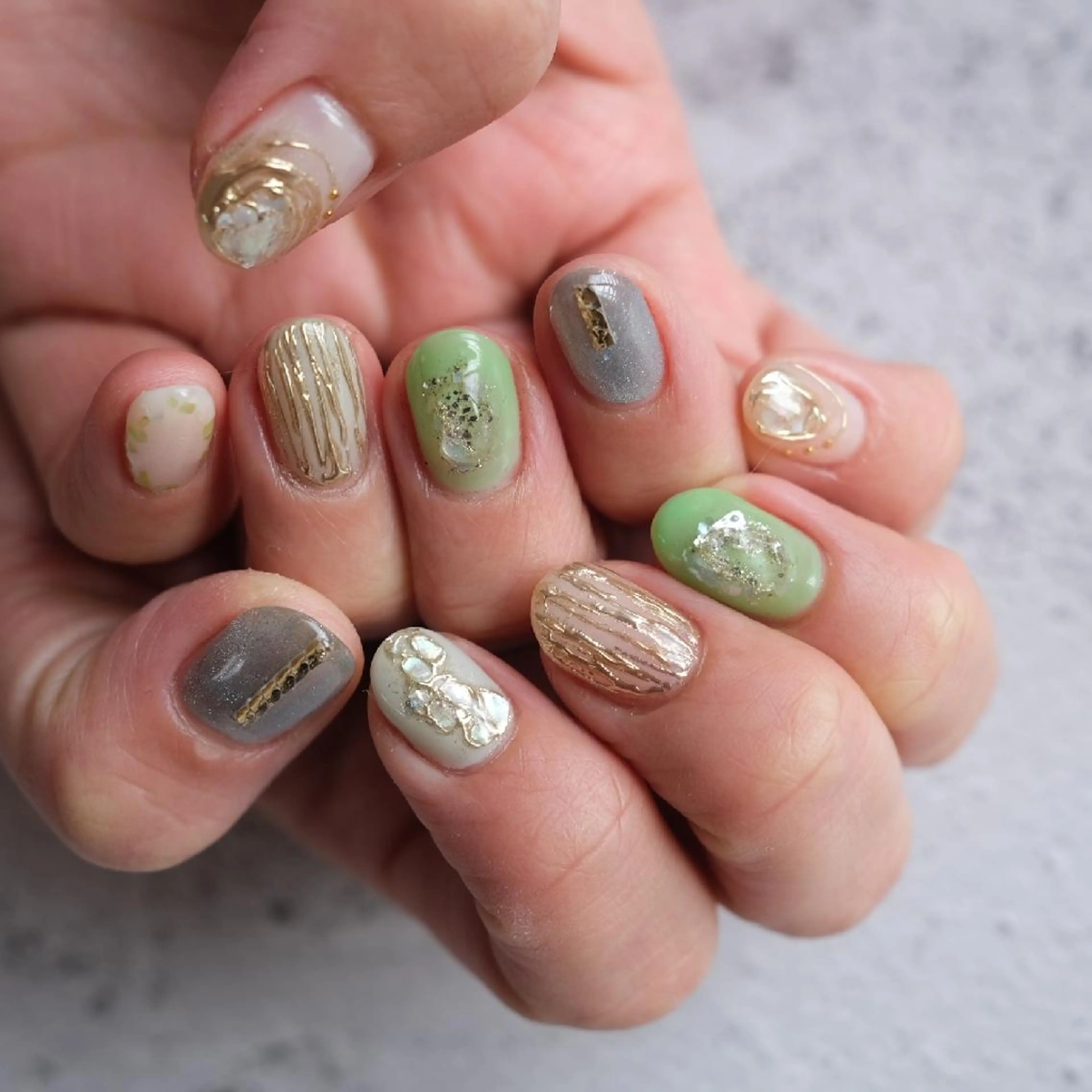 ネイル 持ち込み ハンドネイル Private  Nail MID.のネイルデザイン