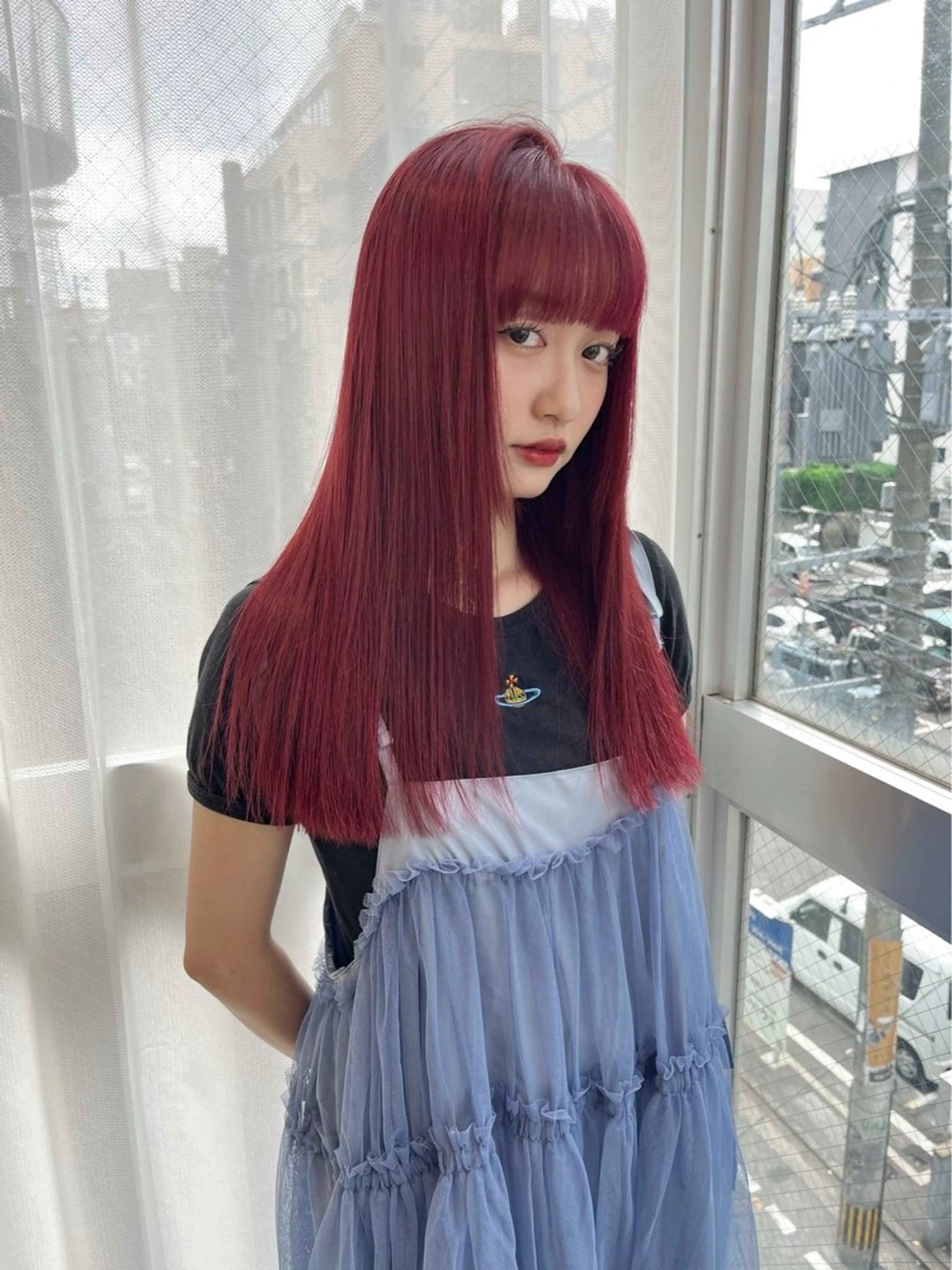 ブリーチなしWカラー🎀🪄の写真