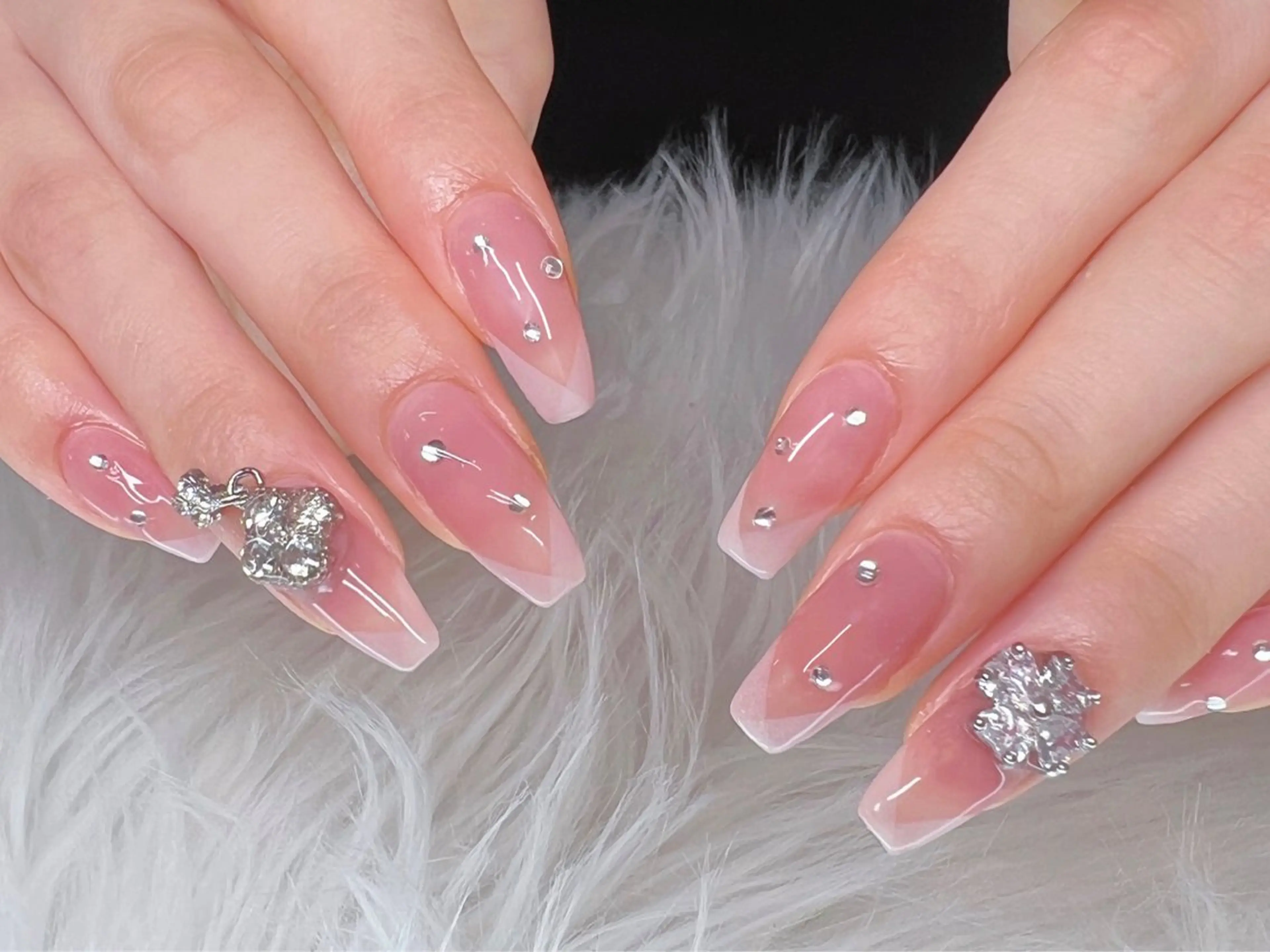 ネイル 韓国ネイル ロングネイル 春ネイル ワンホンネイル 冬ネイル H'ami nail salon所属・ハミネイルサロン ハナのネイルデザイン