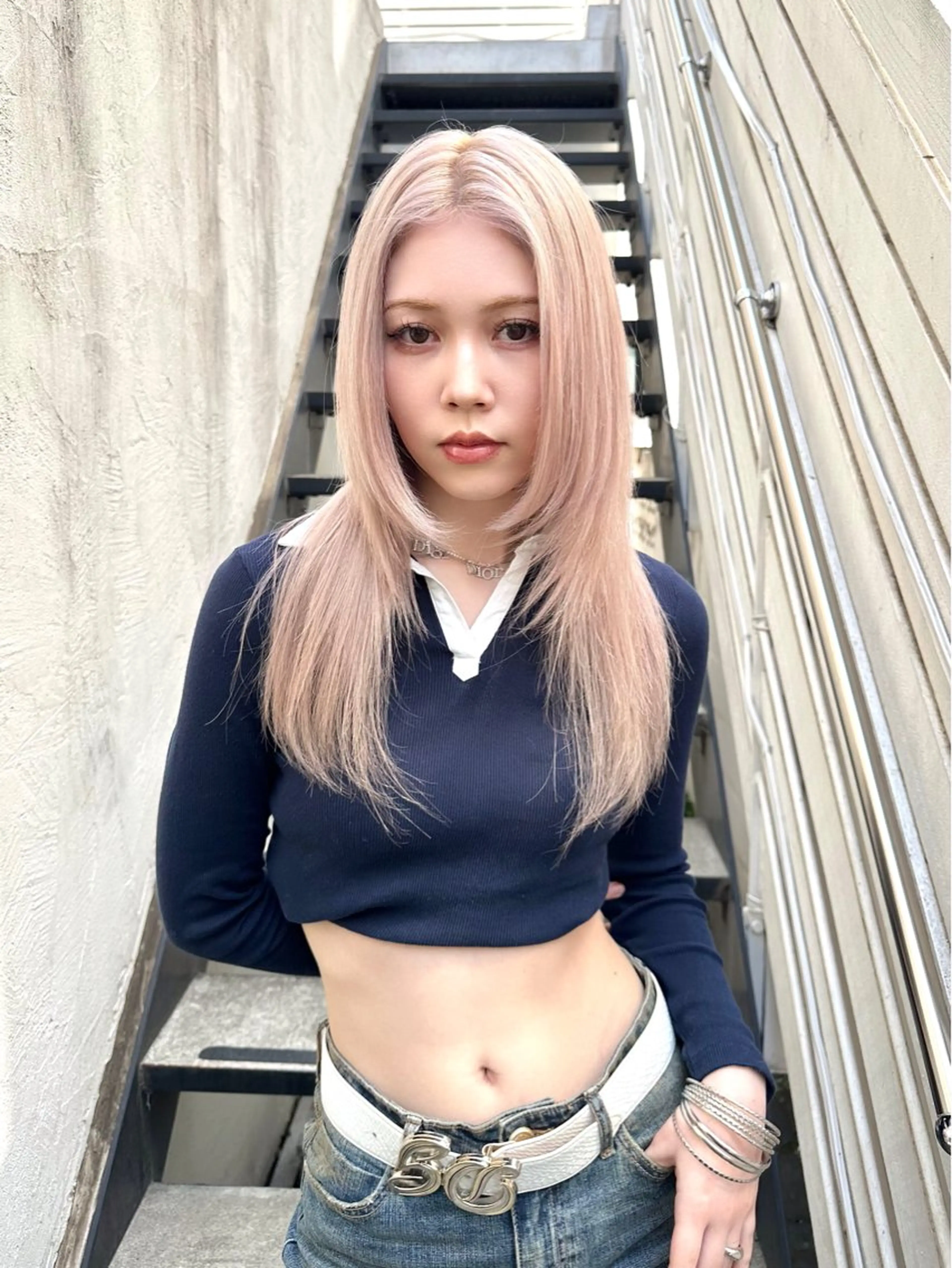 ロング カラー 美容学校2年生限定 muscali💓のヘアスタイル