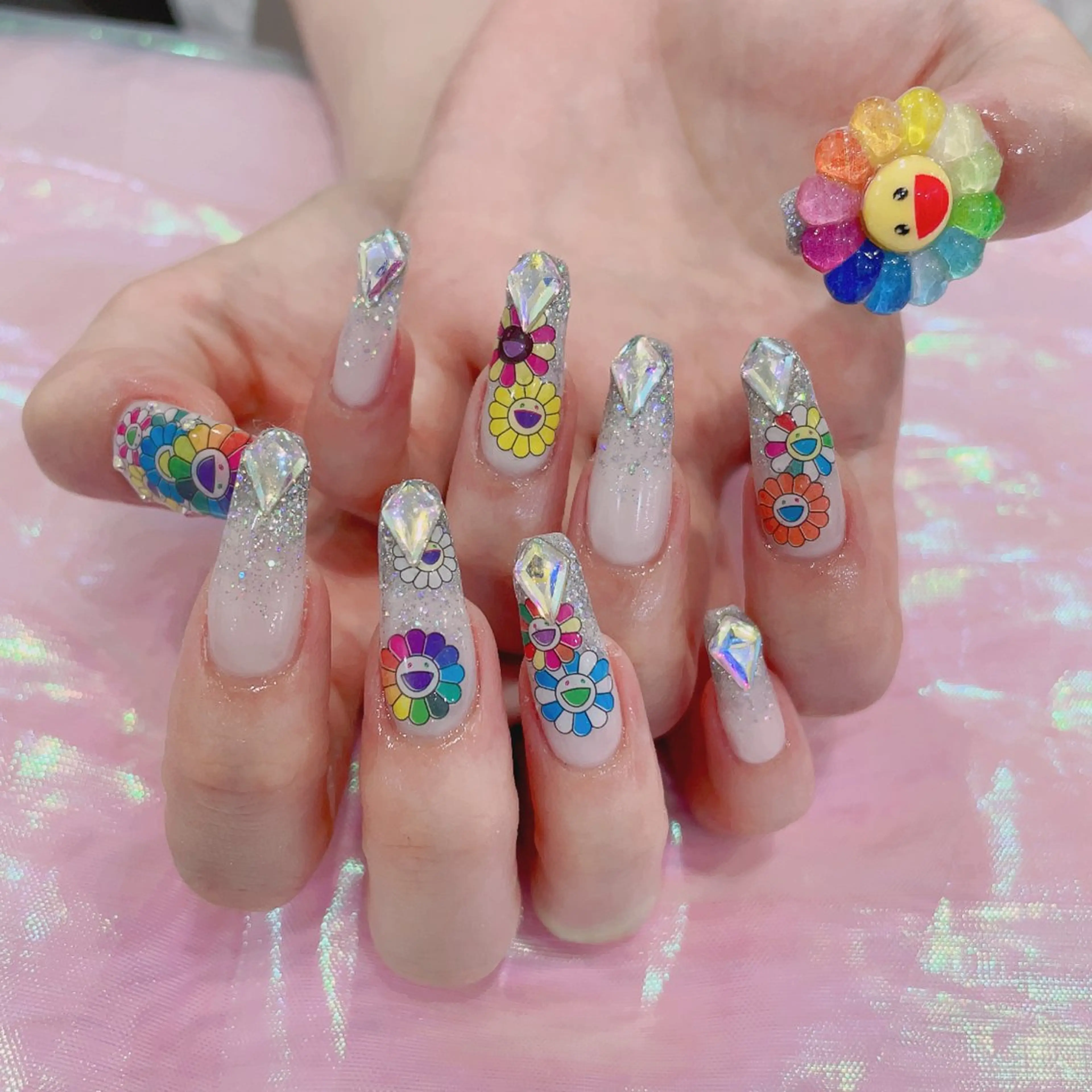 ロング ハンドネイル cho nailのネイルデザイン