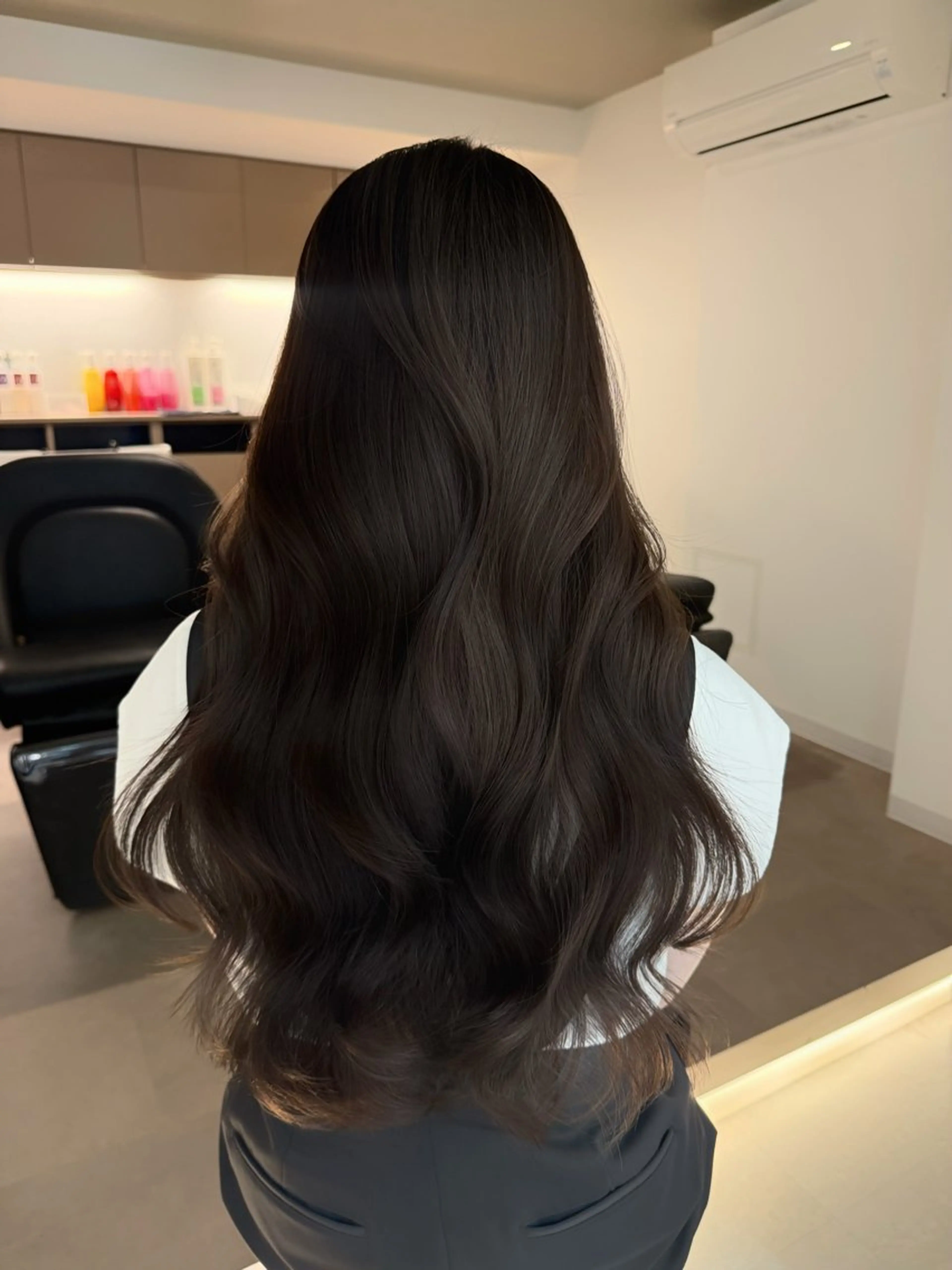 セミロング カラー ベージュカラー ブリーチ ブラウンカラー ケアブリーチ カシス カット ヘアカラー トリートメント 艶感×抜け感hair /ReLit 正源のヘアスタイル
