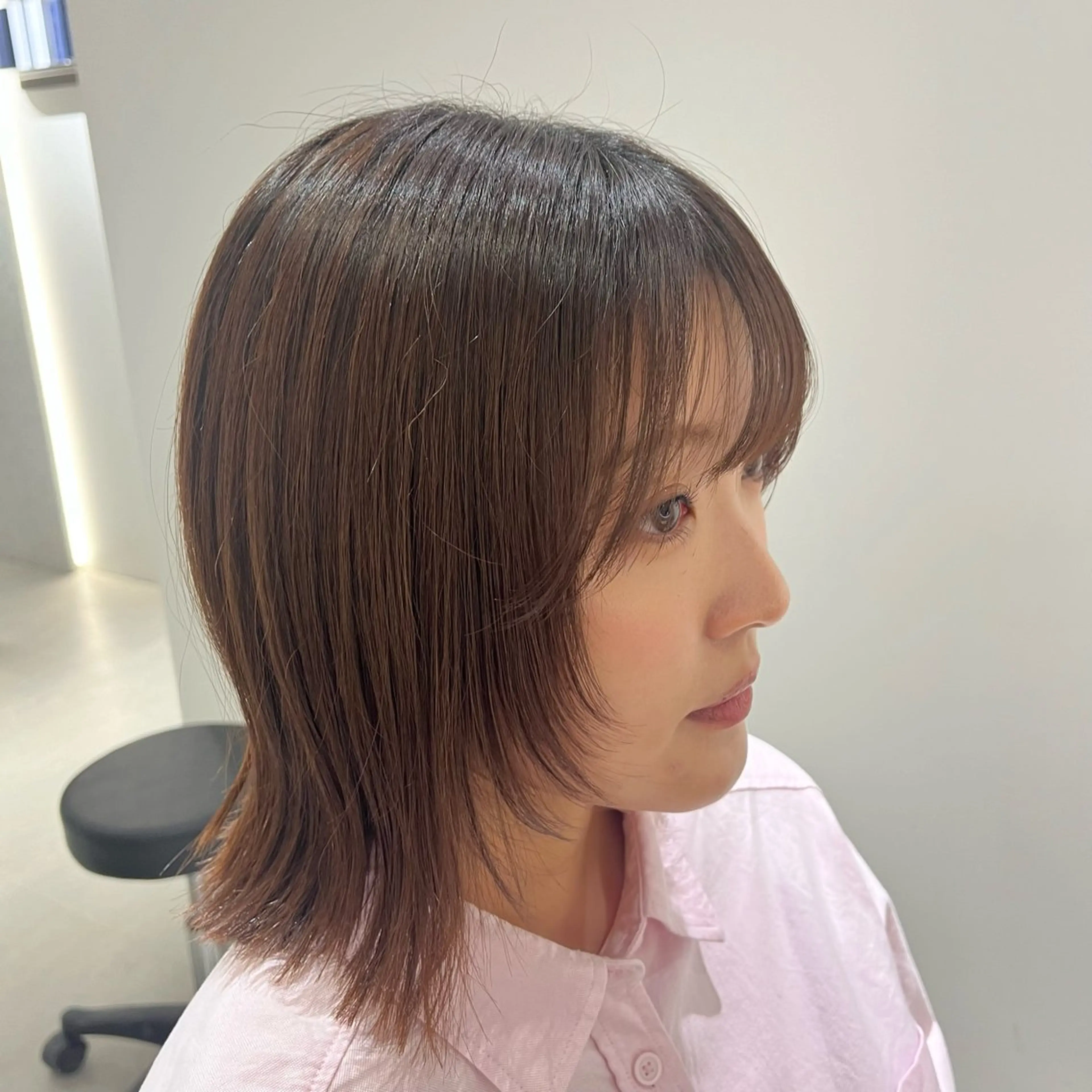 ショート レイヤーカット 韓国ヘア🤍 maiのヘアスタイル