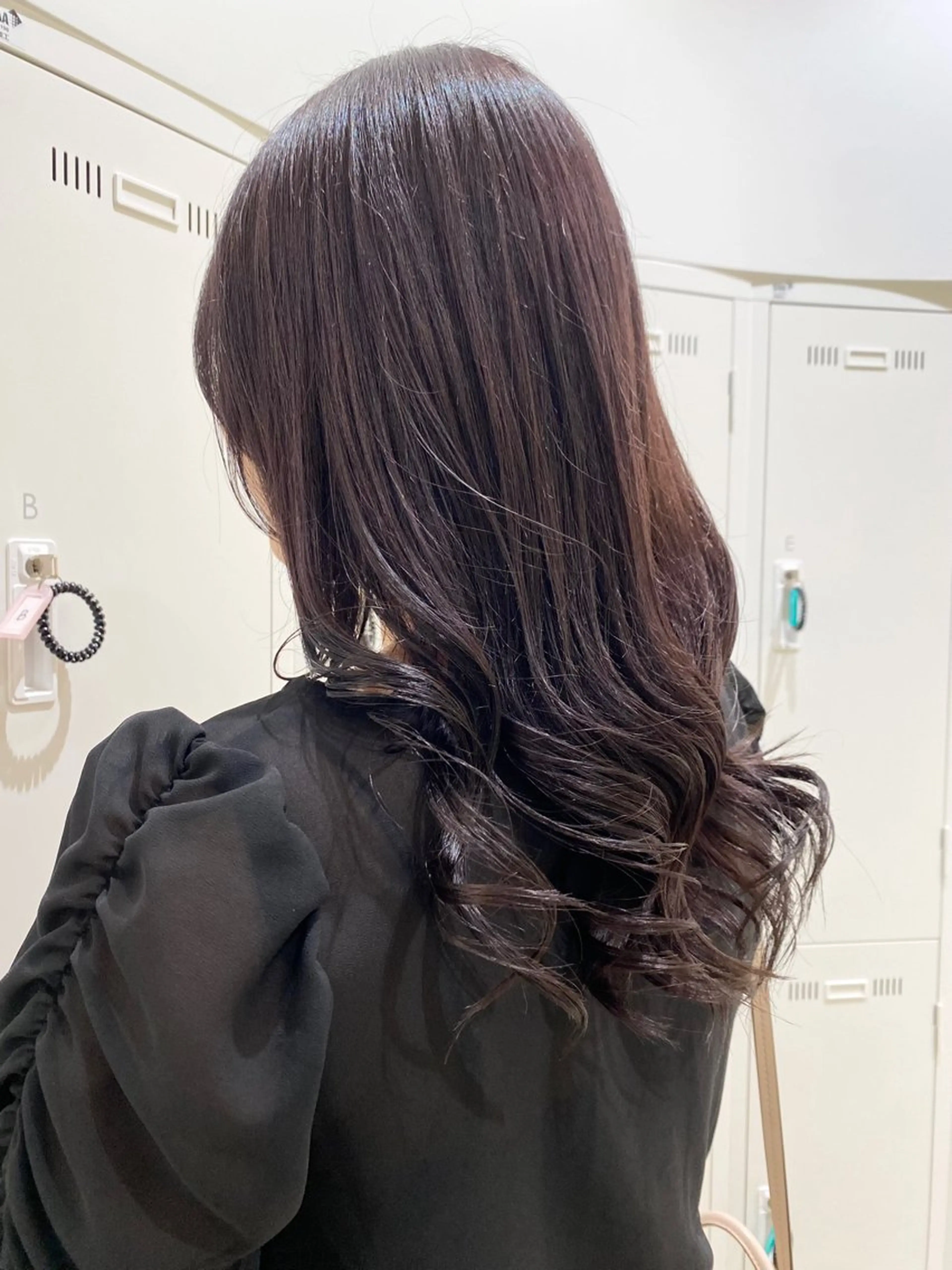 ロング 垢抜け/レイヤー/ ハイトーン/アスナのヘアスタイル