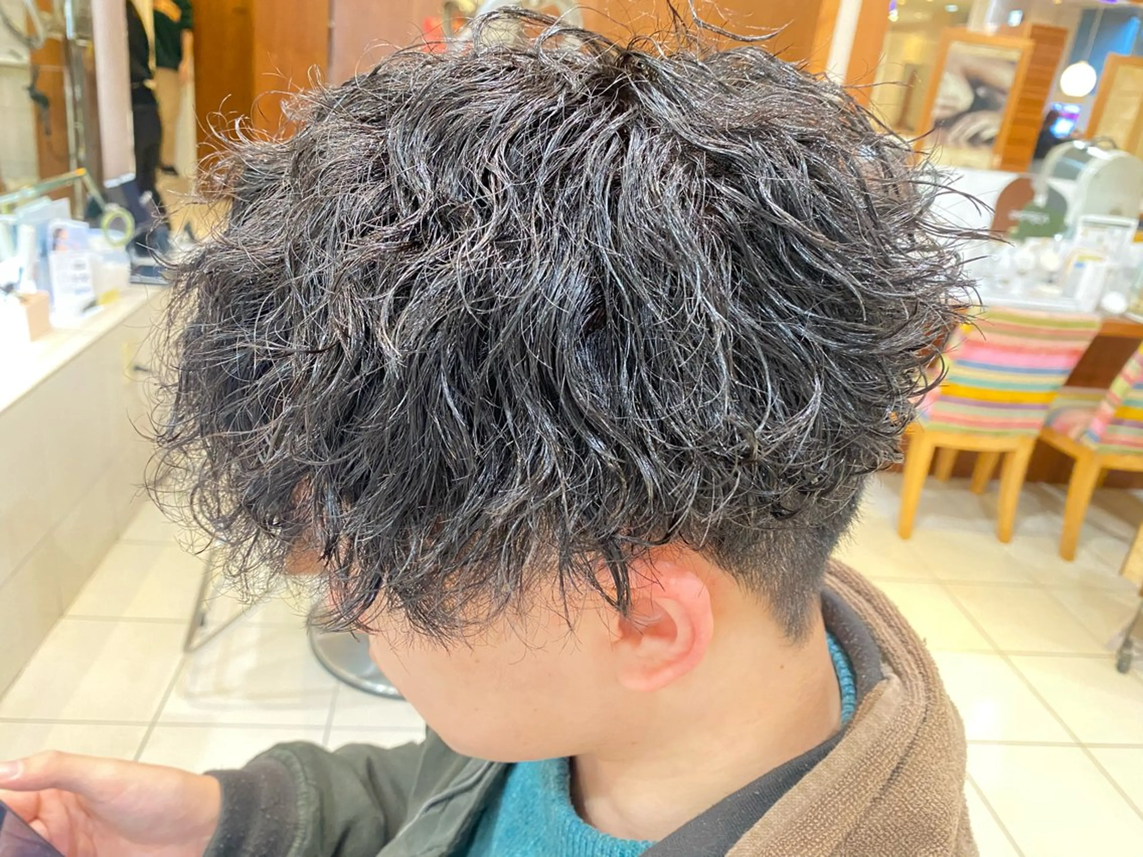 パーマ メンズ 福嶋 和幸のヘアスタイル