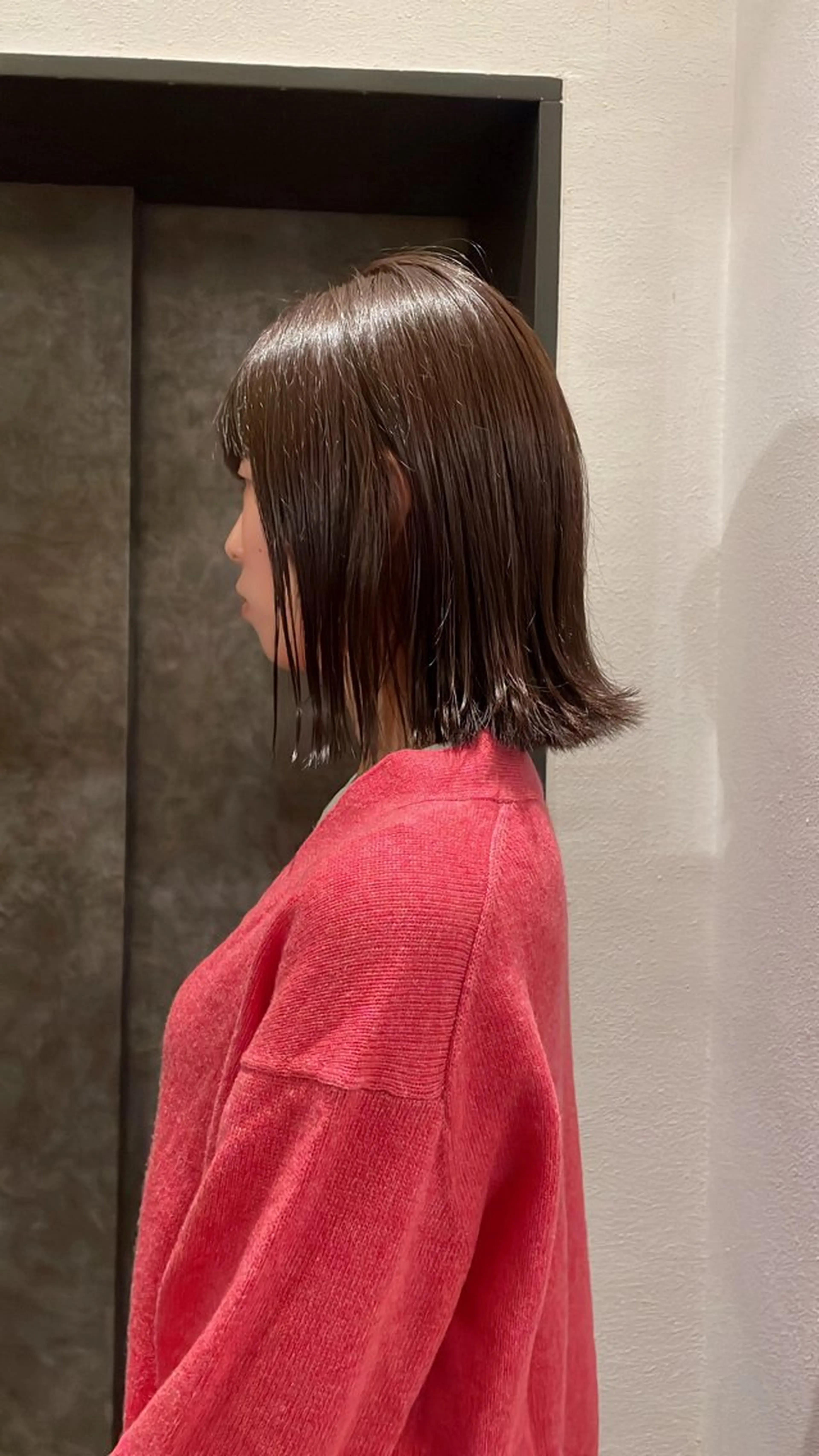 ミディアム カラー ボブ tete nico所属・似合わせ/ヘアカラー nanami🌸のヘアスタイル