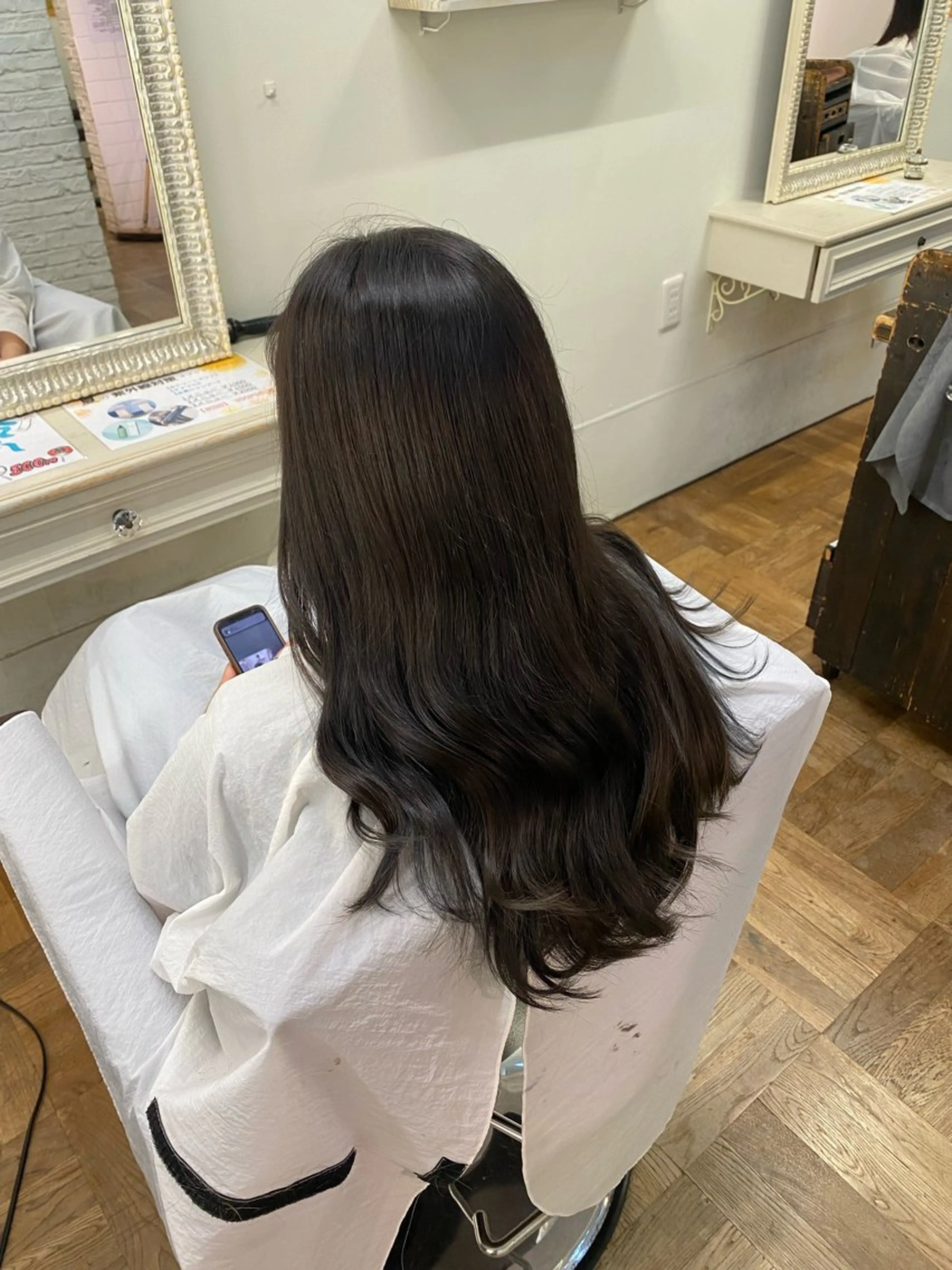 ロング カラー nui 原田美紅のヘアスタイル