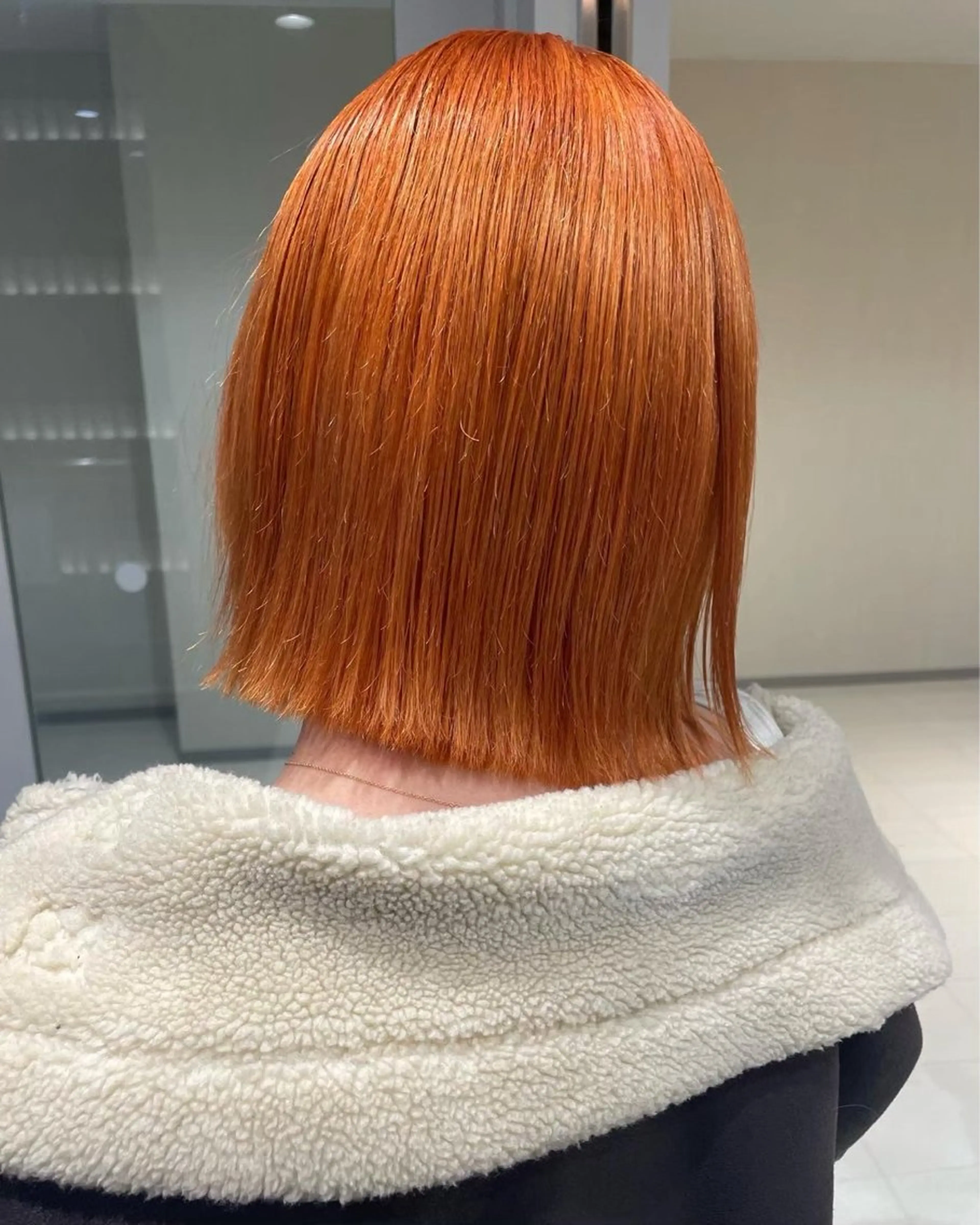 カラー オレンジ ️🩵LUFE ayano️🩵のヘアスタイル