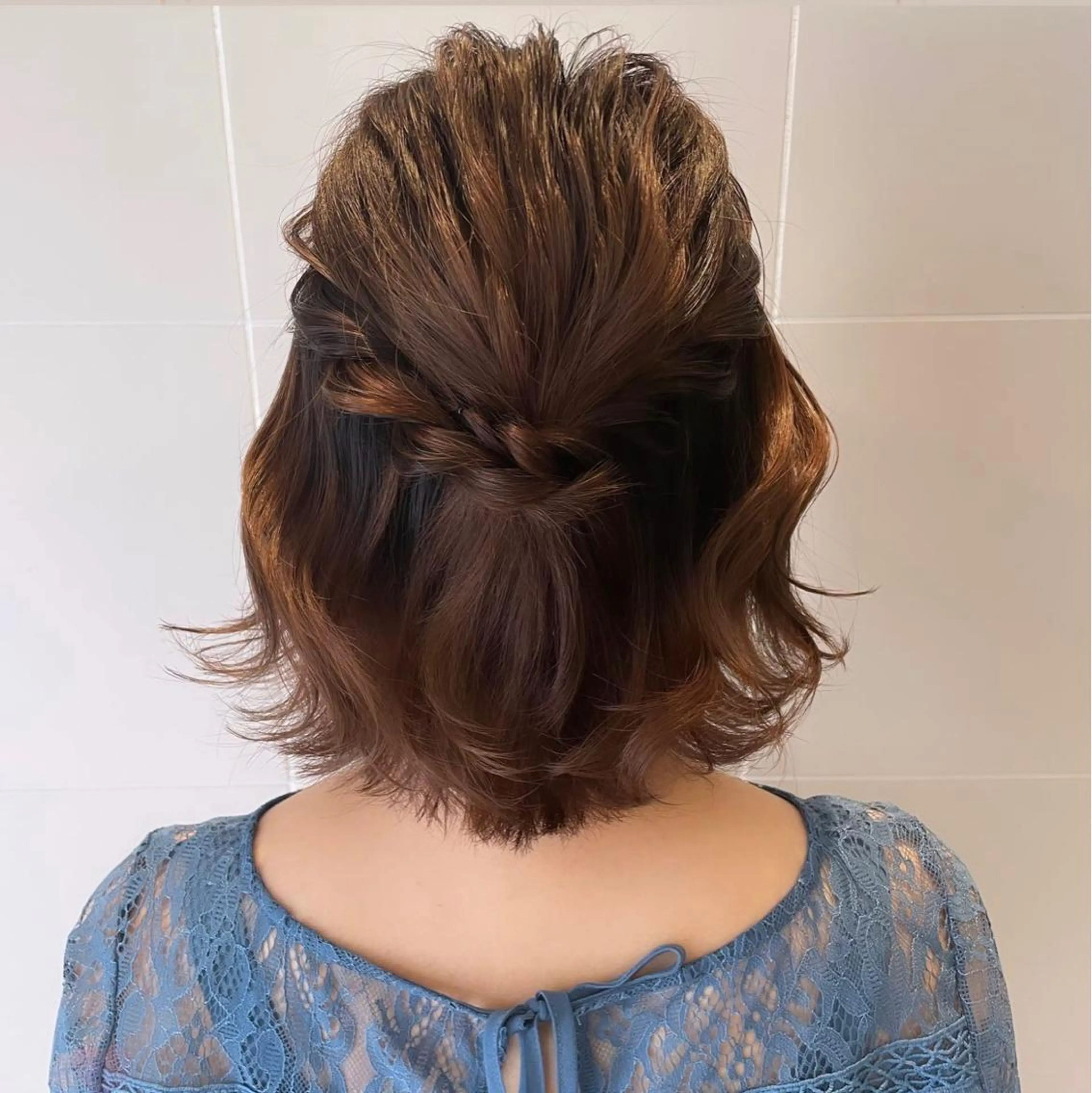 ショート ヘアアレンジ ヘアセット T Ayaのヘアスタイル