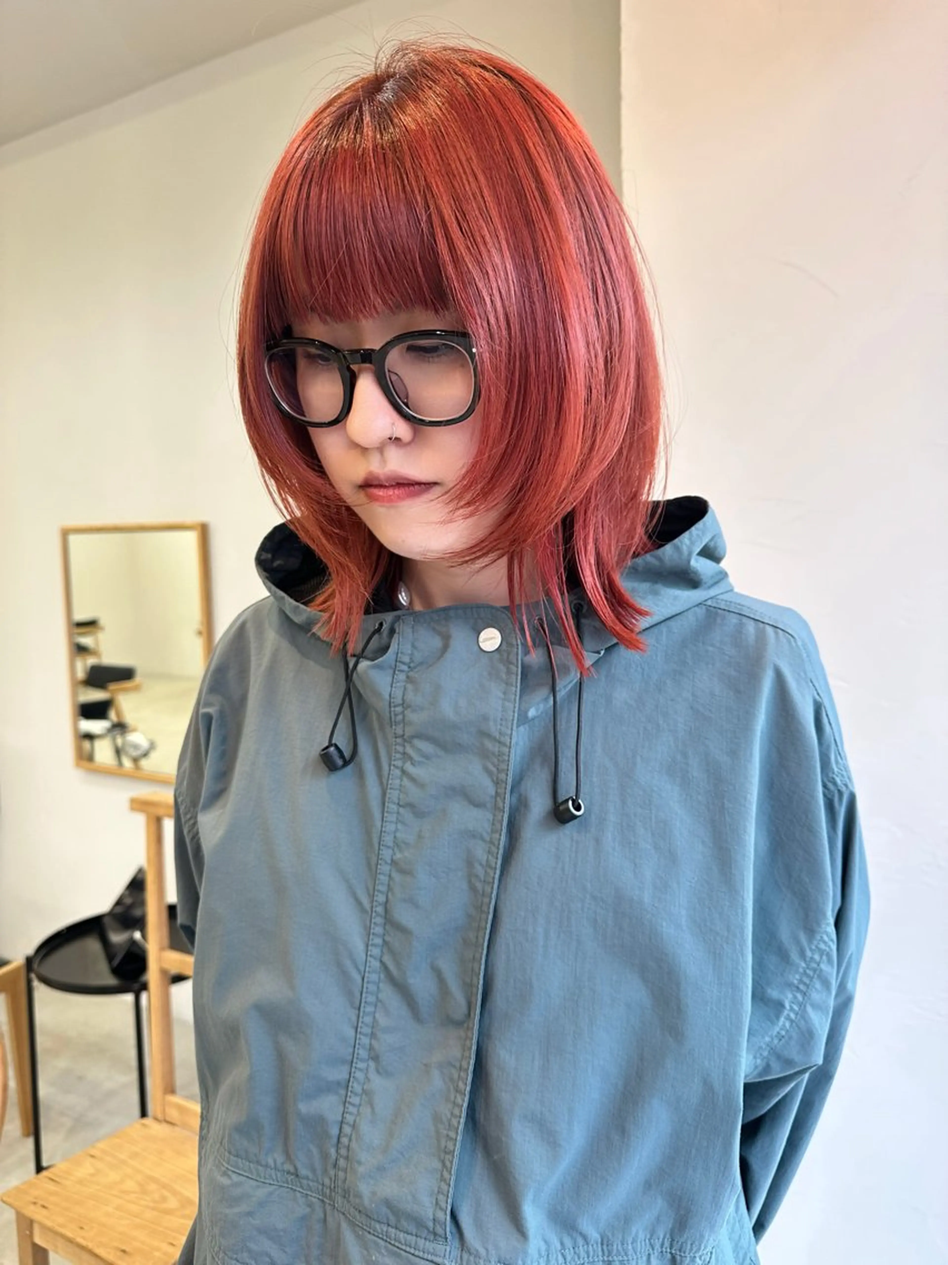 ミディアム 成澤 凜花のヘアスタイル