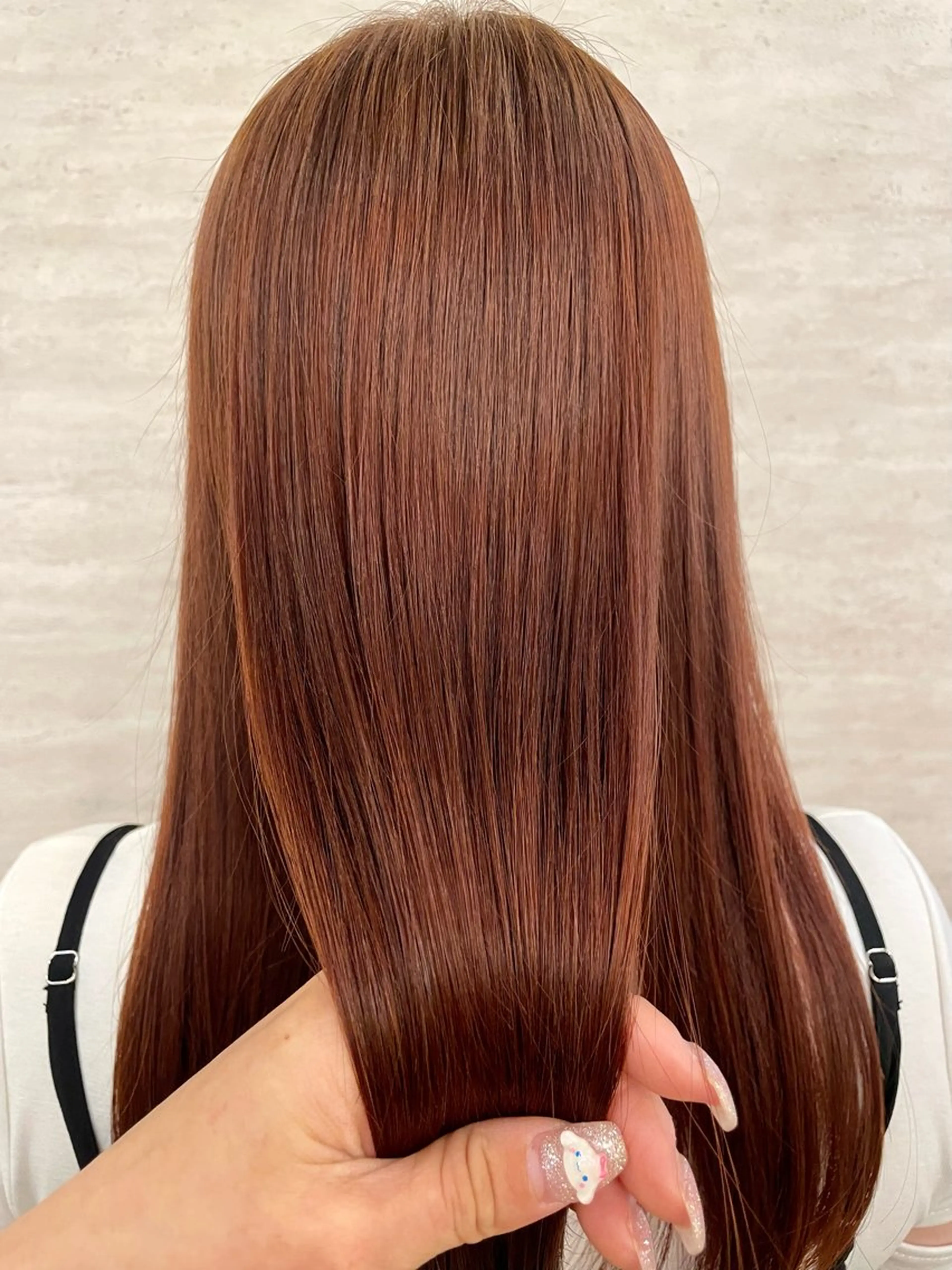 ロング カラー オレンジ トリートメント カット ヘアカラー トリートメント newi大分/ ヒメノシオリのヘアスタイル