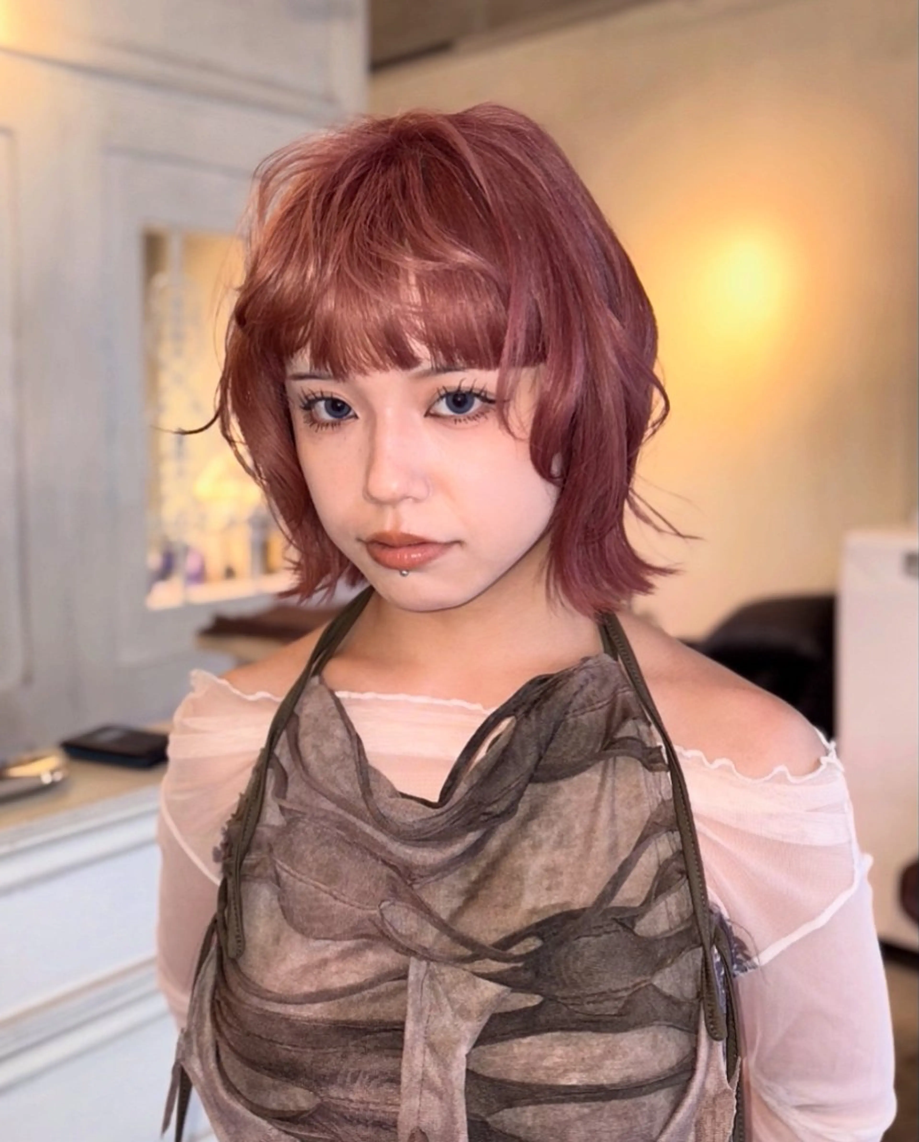 ショート カラー ヘアカラー ︎kirin🦒/ CARNIVALのヘアスタイル