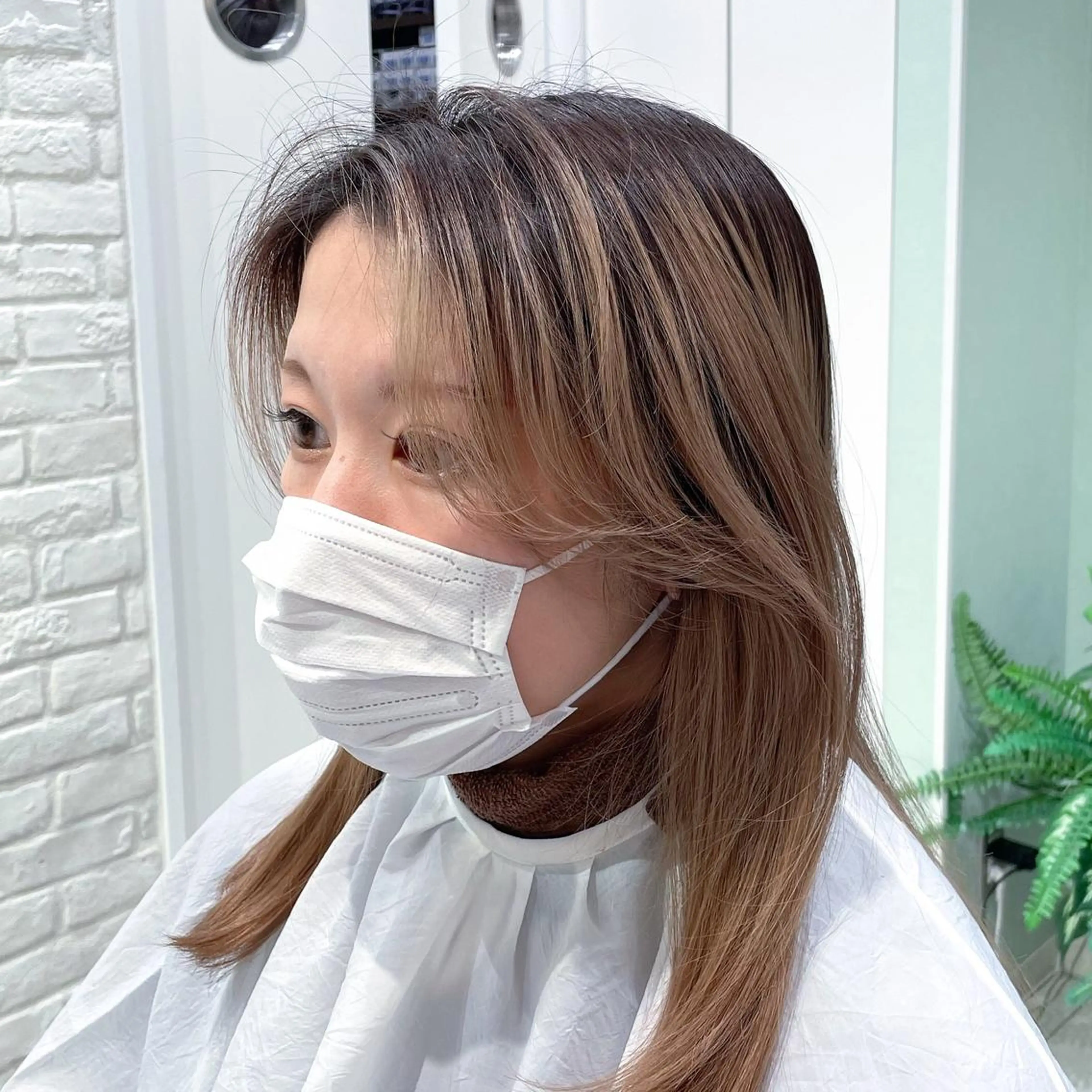 ミディアム ヘアアレンジ キッズ パク・ボミン小野リエ 韓国ハーフ🦊のヘアスタイル