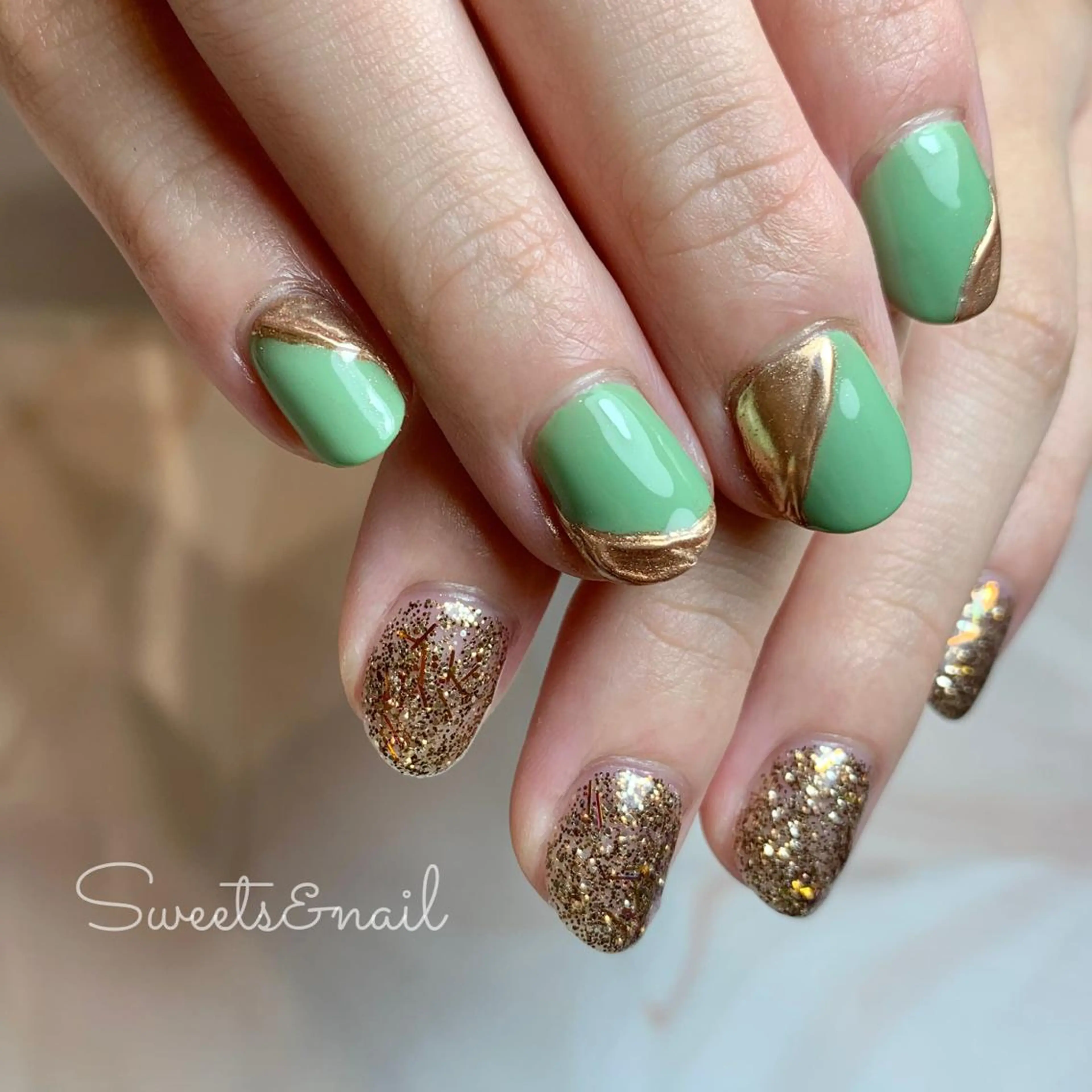 ネイル ニュアンスネイル Sweets& nail みなこのネイルデザイン