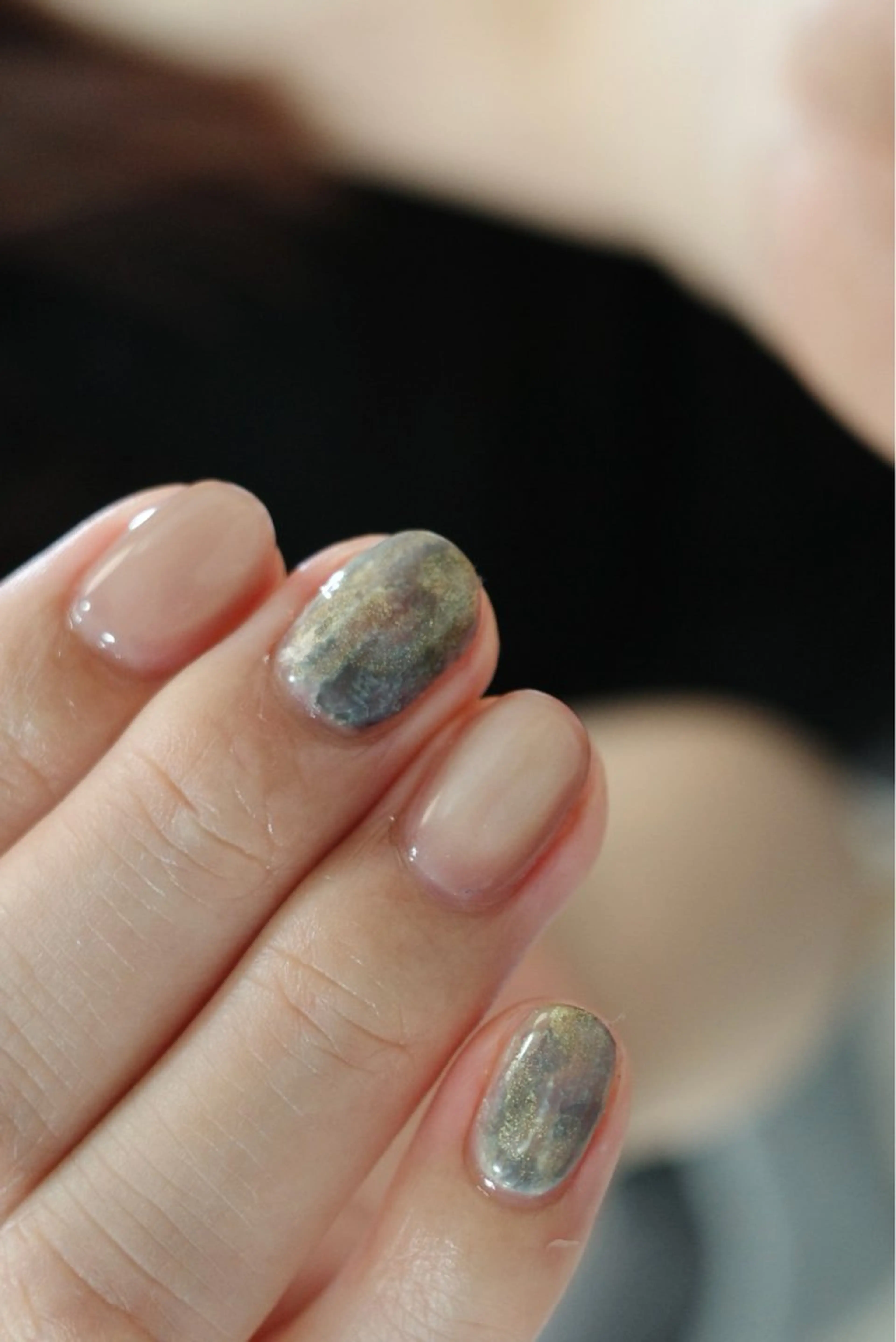 ネイル マグネットネイル ニュアンスネイル ワンカラーネイル ハンドネイル sösö nail所属・sösö nail nanamiのネイルデザイン