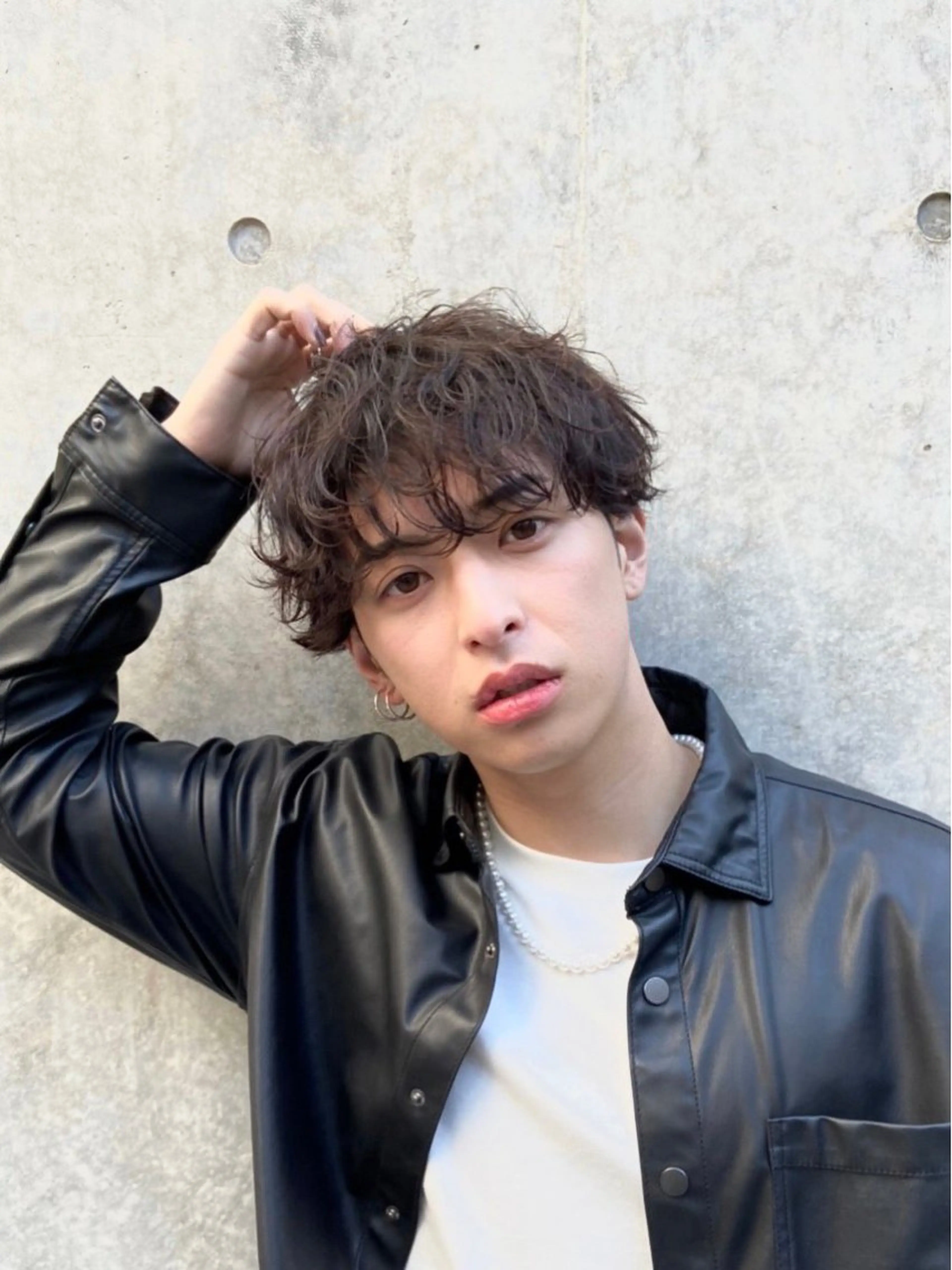 メンズ カット パーマ トリートメント ヘアセット 🌿MASATO 🌿韓国ヘアのヘアスタイル