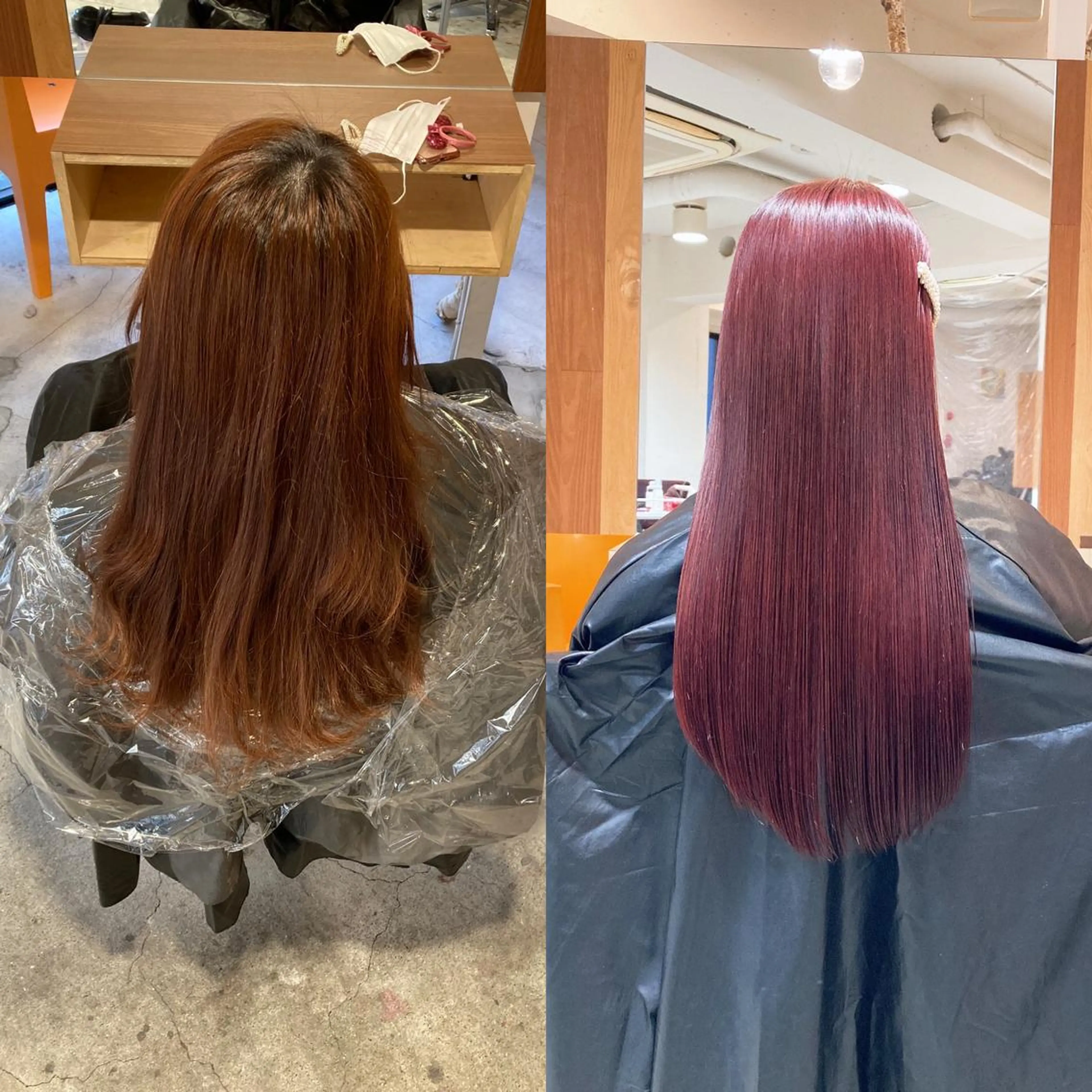 カラー ブリーチ ブリーチなしカラー ピンクカラー ヘアカラー トリートメント 💗モテ髪 ハイトーンあや💗のヘアスタイル