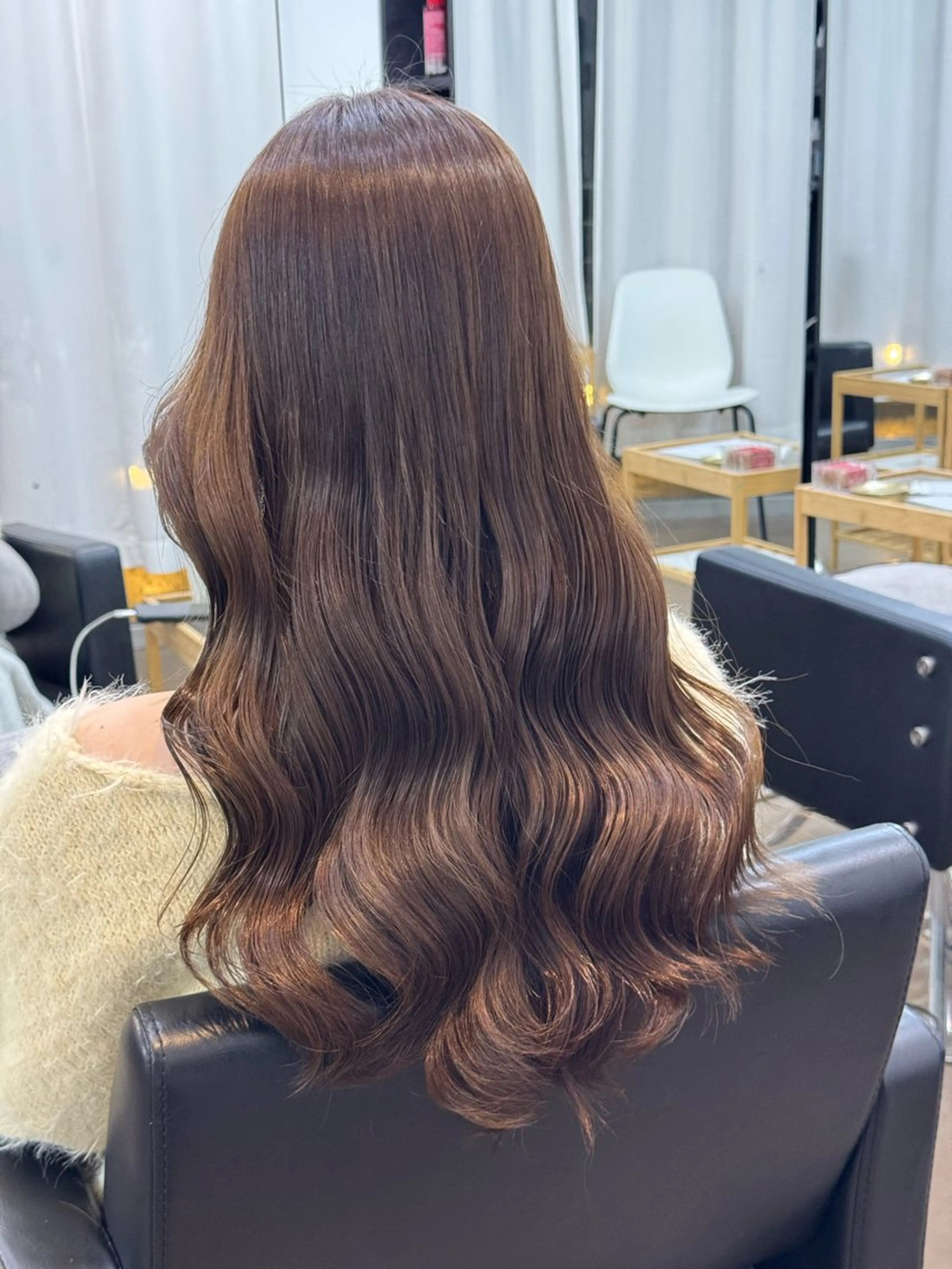 ロング 川元 春奈のヘアスタイル